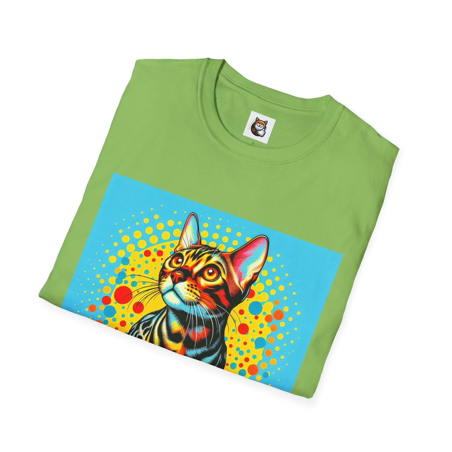 Bengal Unisex spots anf stripes  colors Softstyle T-Shirt