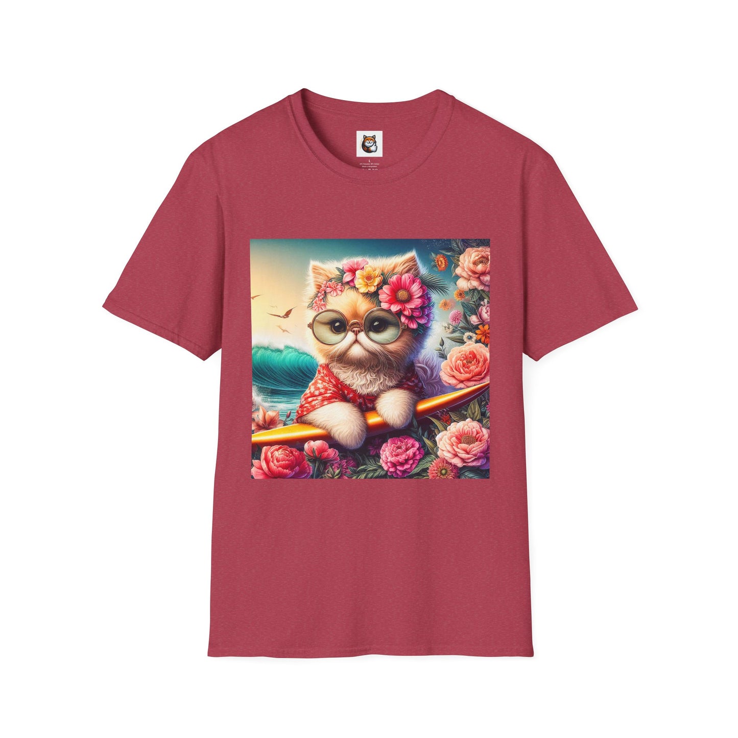 Selkirk Rex Cat T-Shirt beach babe