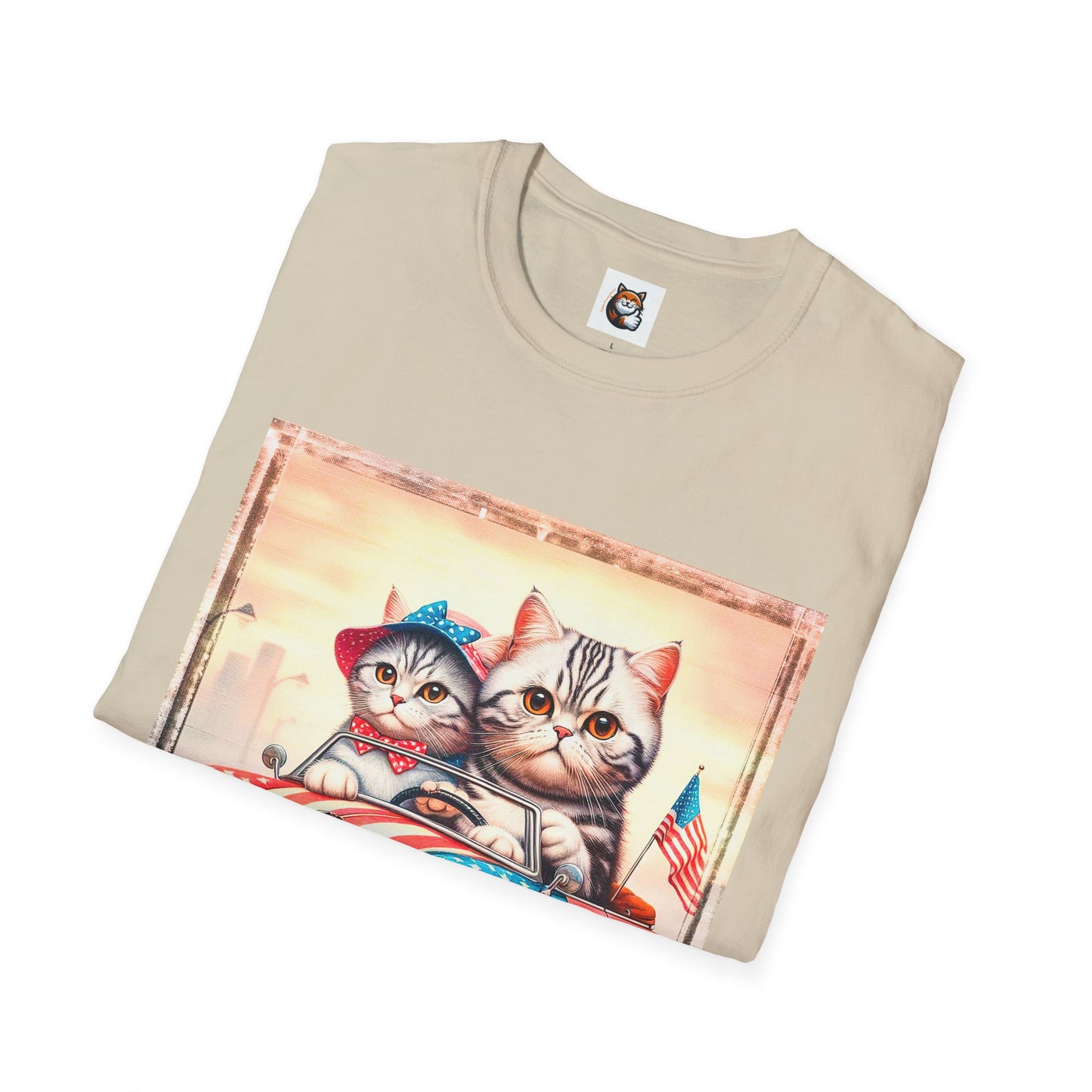 Wacky American Shorthair Unisex Softstyle T-Shirt