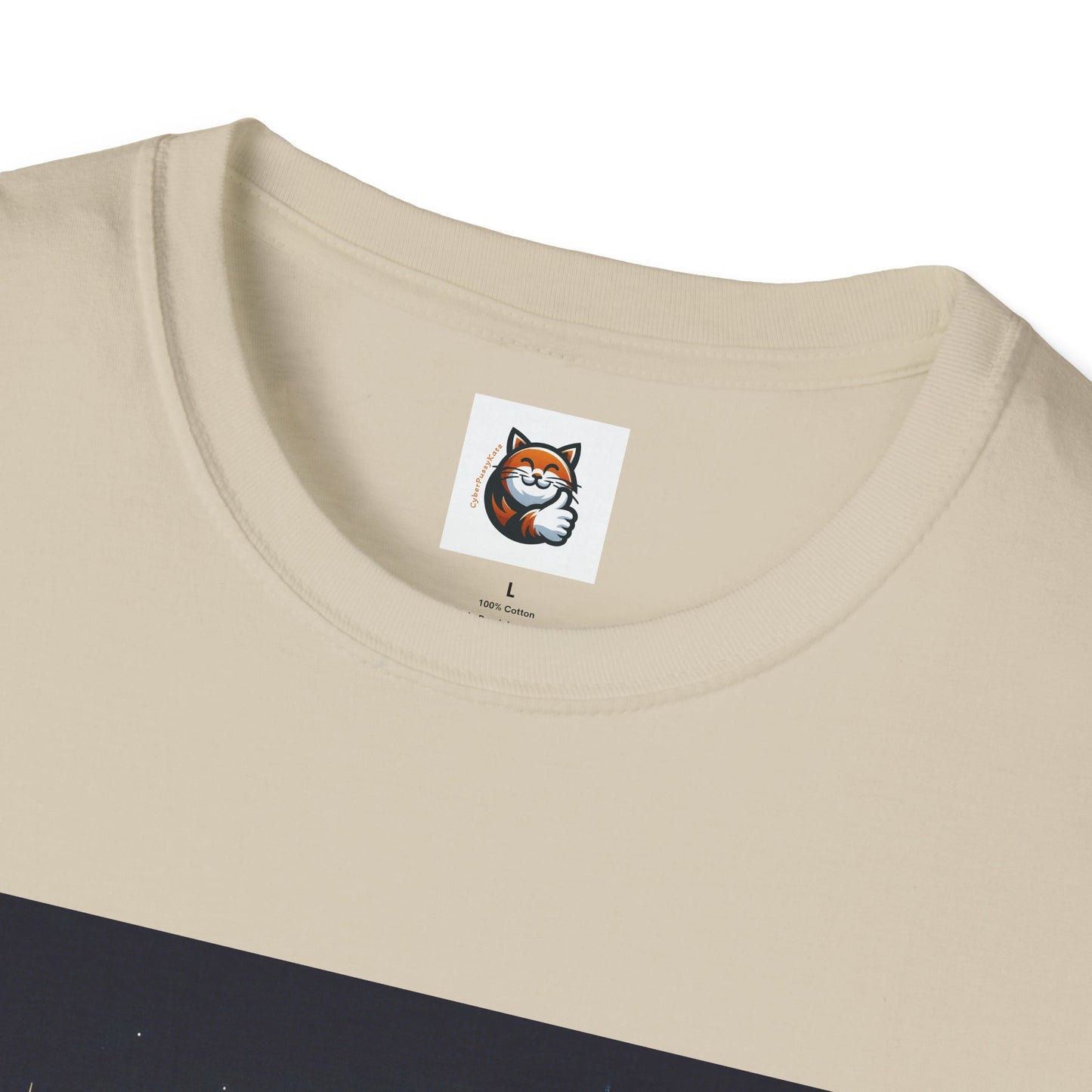 Wacky Domestic Cat Unisex Softstyle T-Shirt