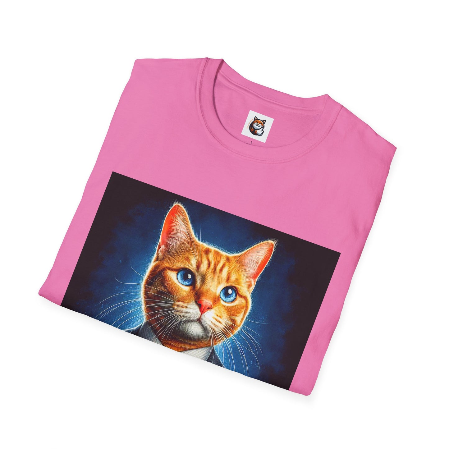 Domestic Cat Unisex suit and tie T-Shirt