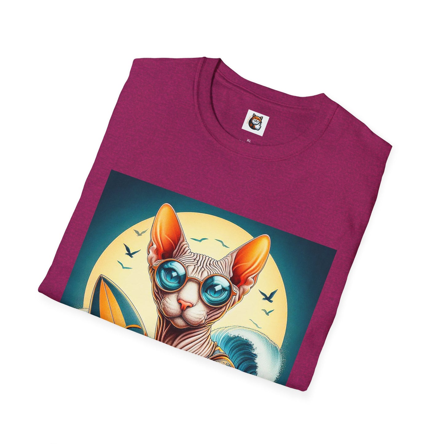 Sphynx Cat surfer