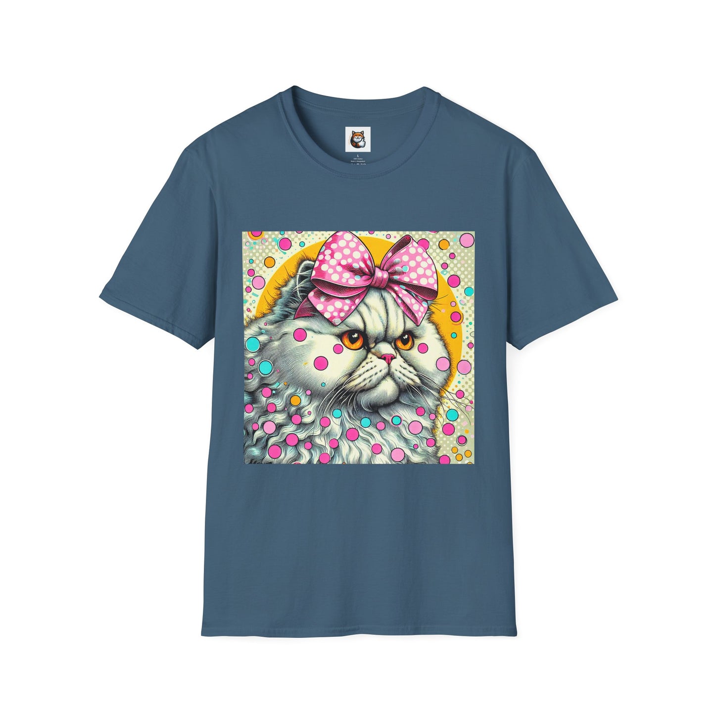 Selkirk Rex Cat T-Shirt angry princess