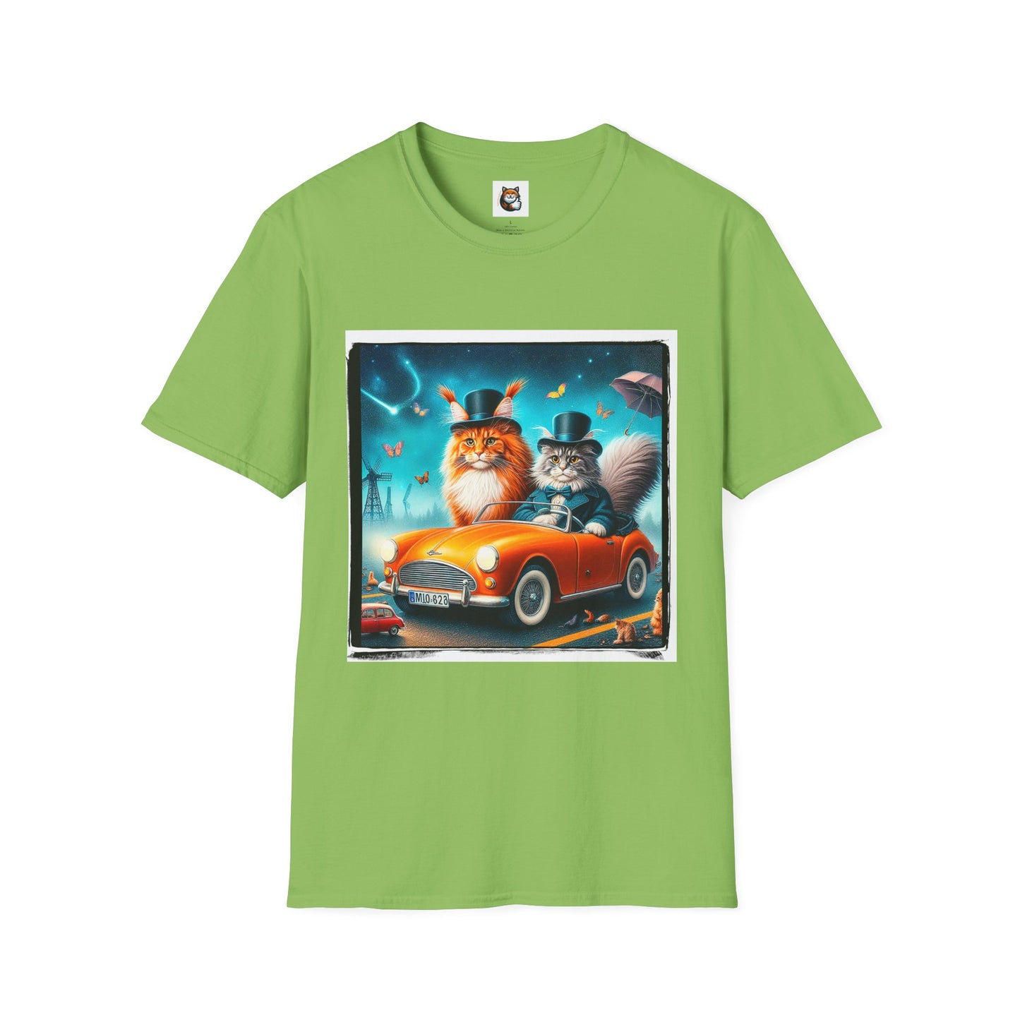 Wacky Maine Coon Unisex Softstyle T-Shirt