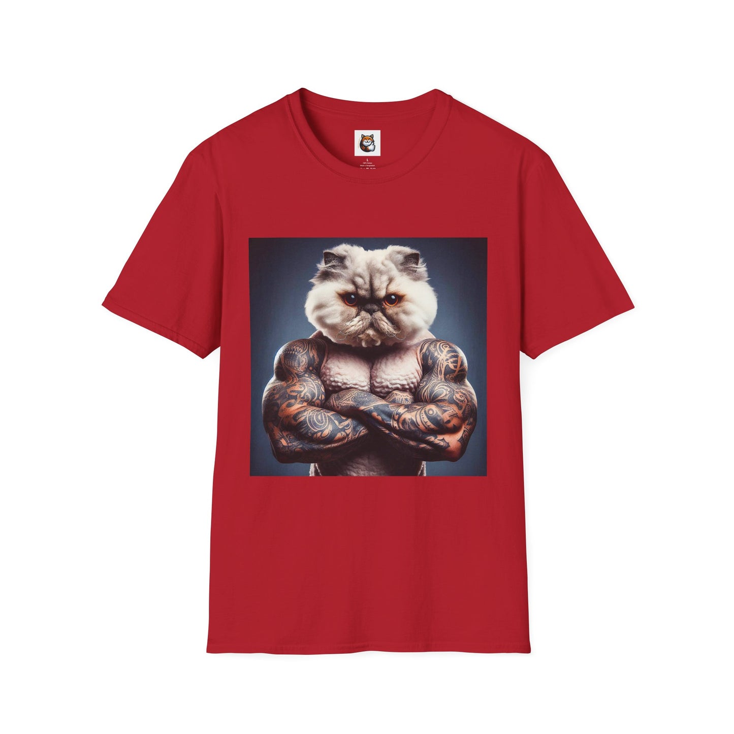 Selkirk Rex Cat T-Shirt - gym day