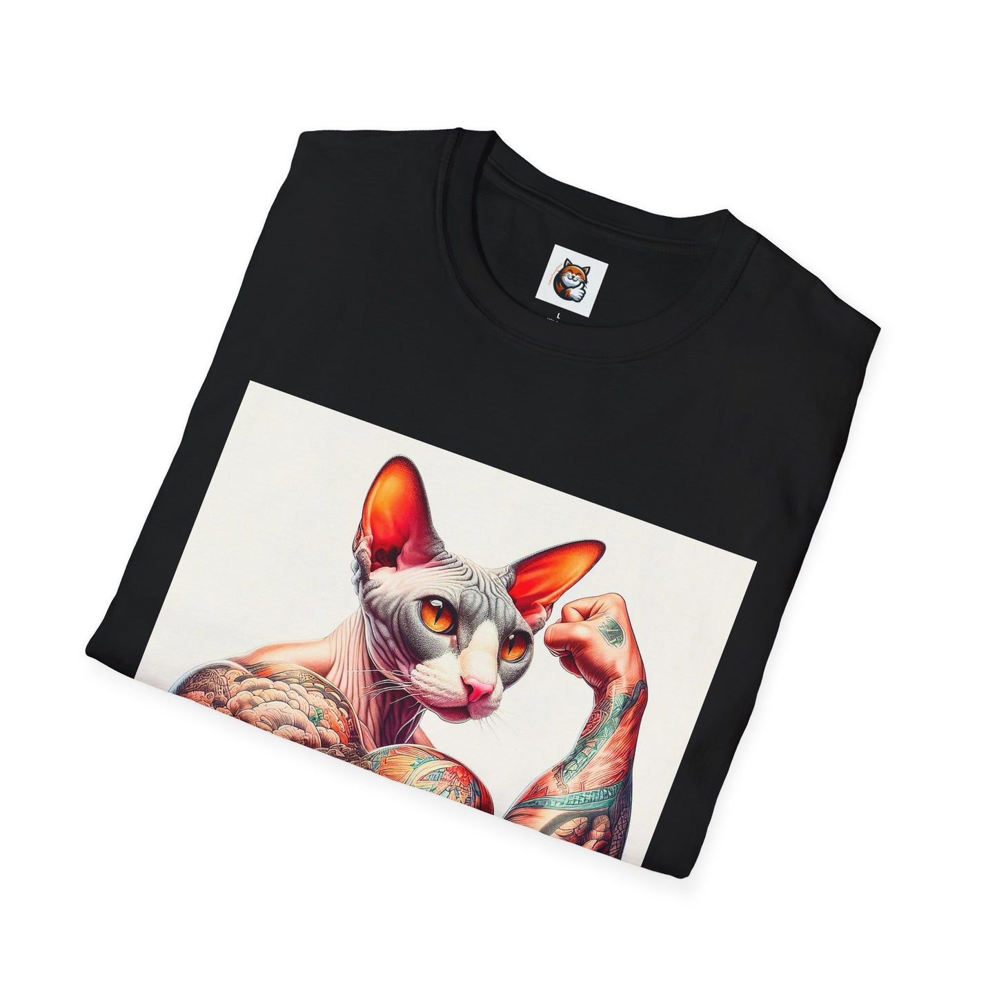 Cornish Rex Cat muscles  T-Shirt