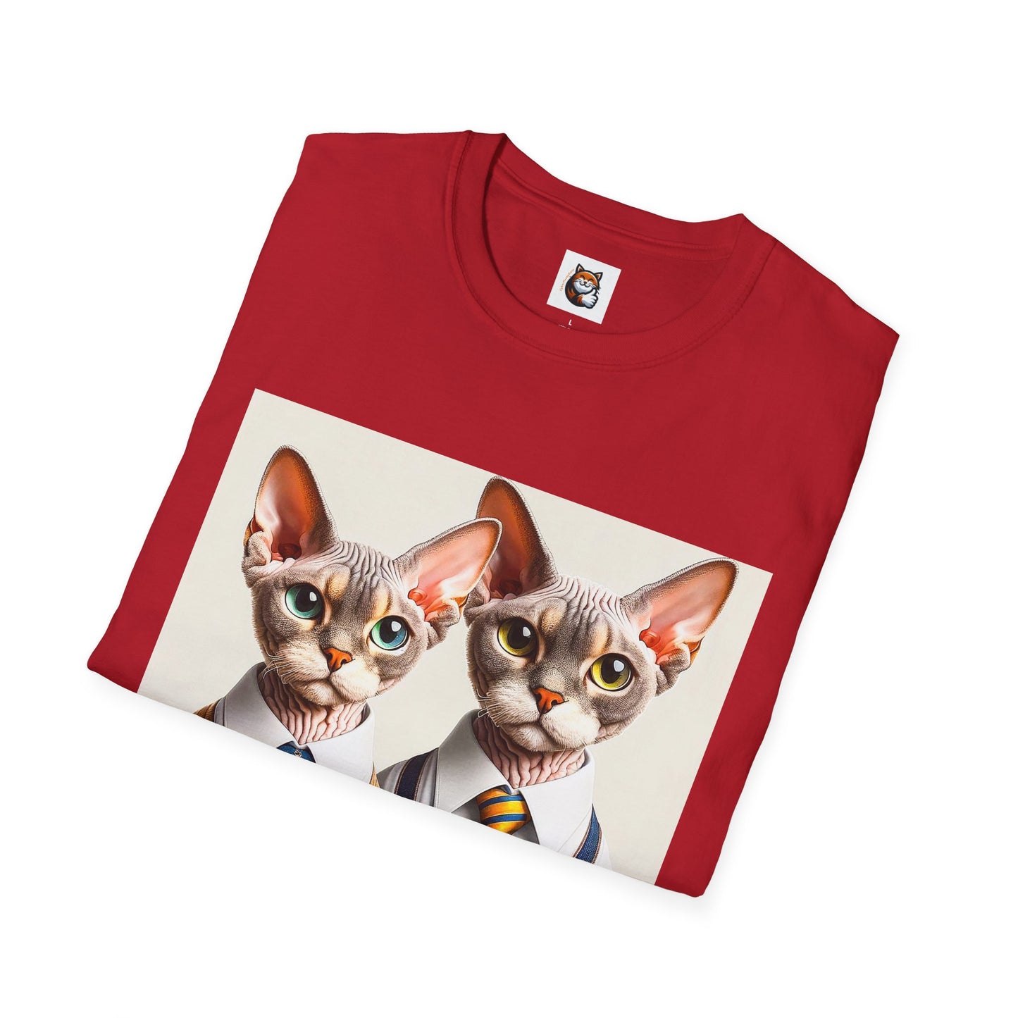 Devon Rex Cat suits Softstyle T-Shirt