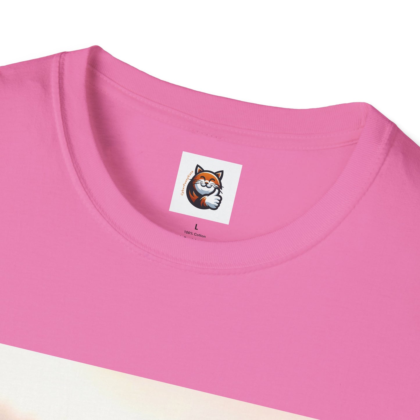 Wacky Persian Cat Unisex Softstyle T-Shirt