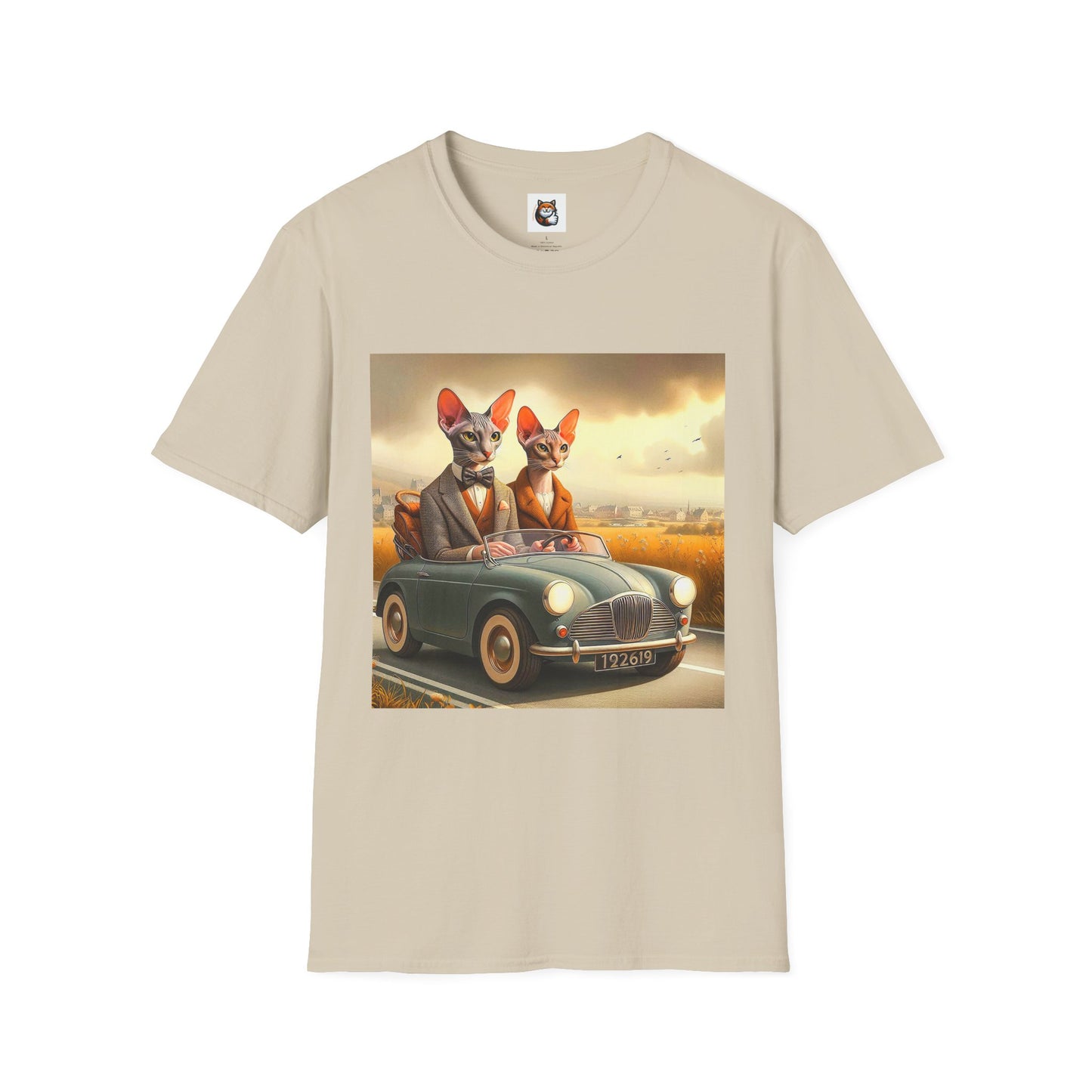 Wacky Oriental Shorthair Unisex Softstyle T-Shirt
