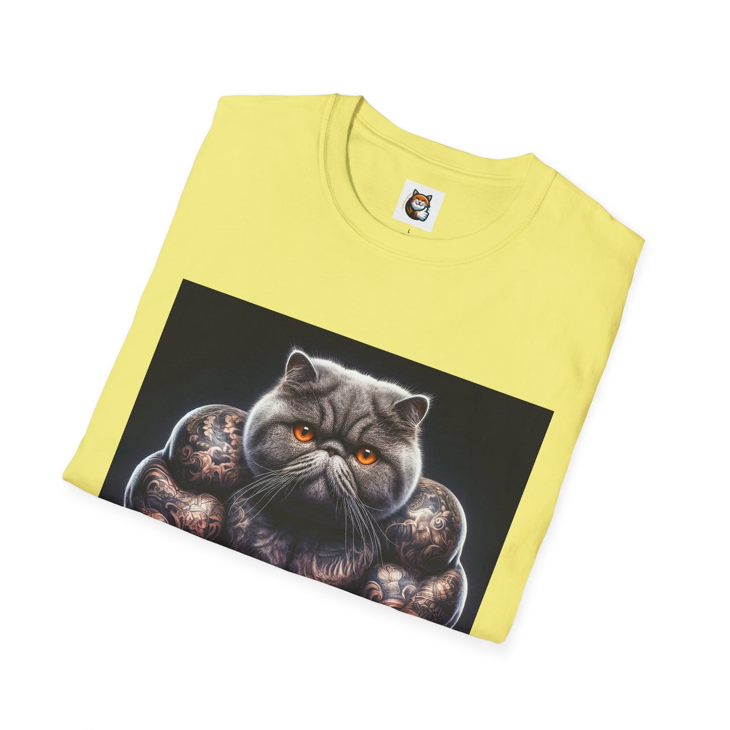 Exotic Shorthair Cat Unisex Softstyle T-Shirt