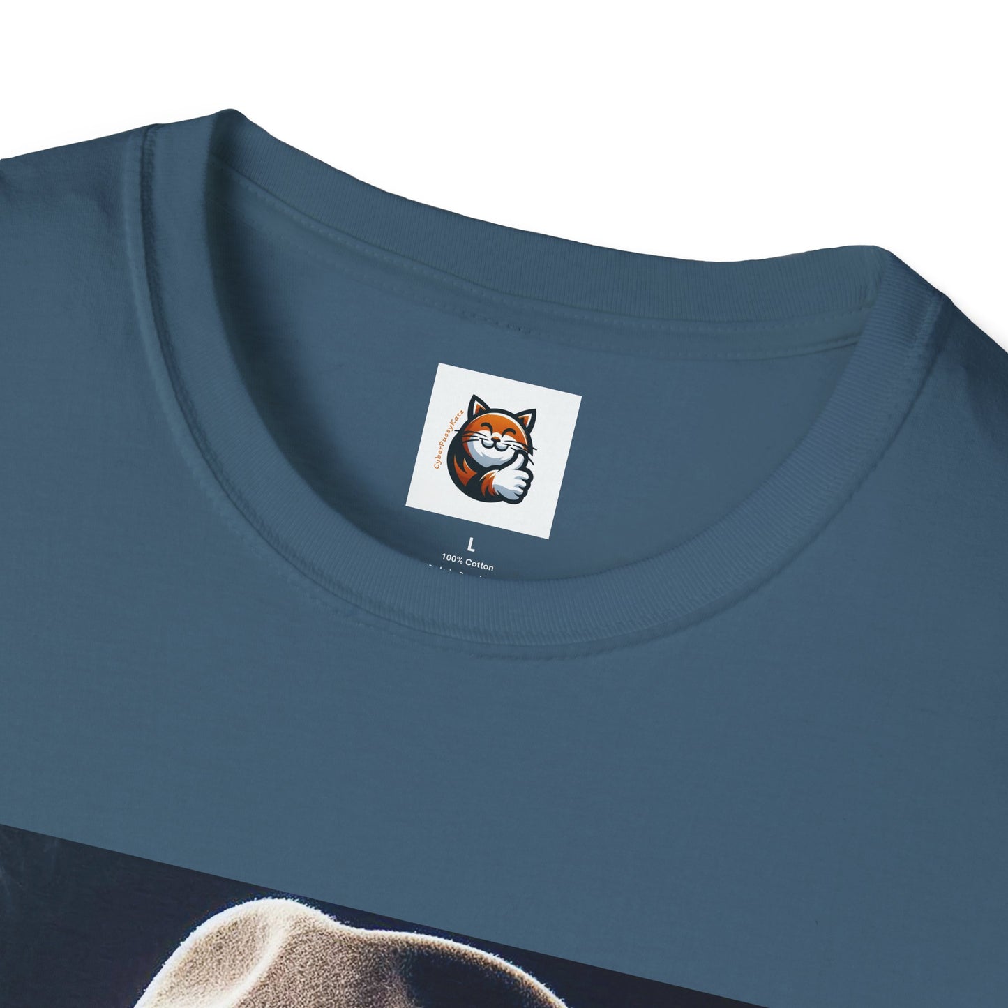 Russian Blue Cat  smoking and cigars T-Shirt