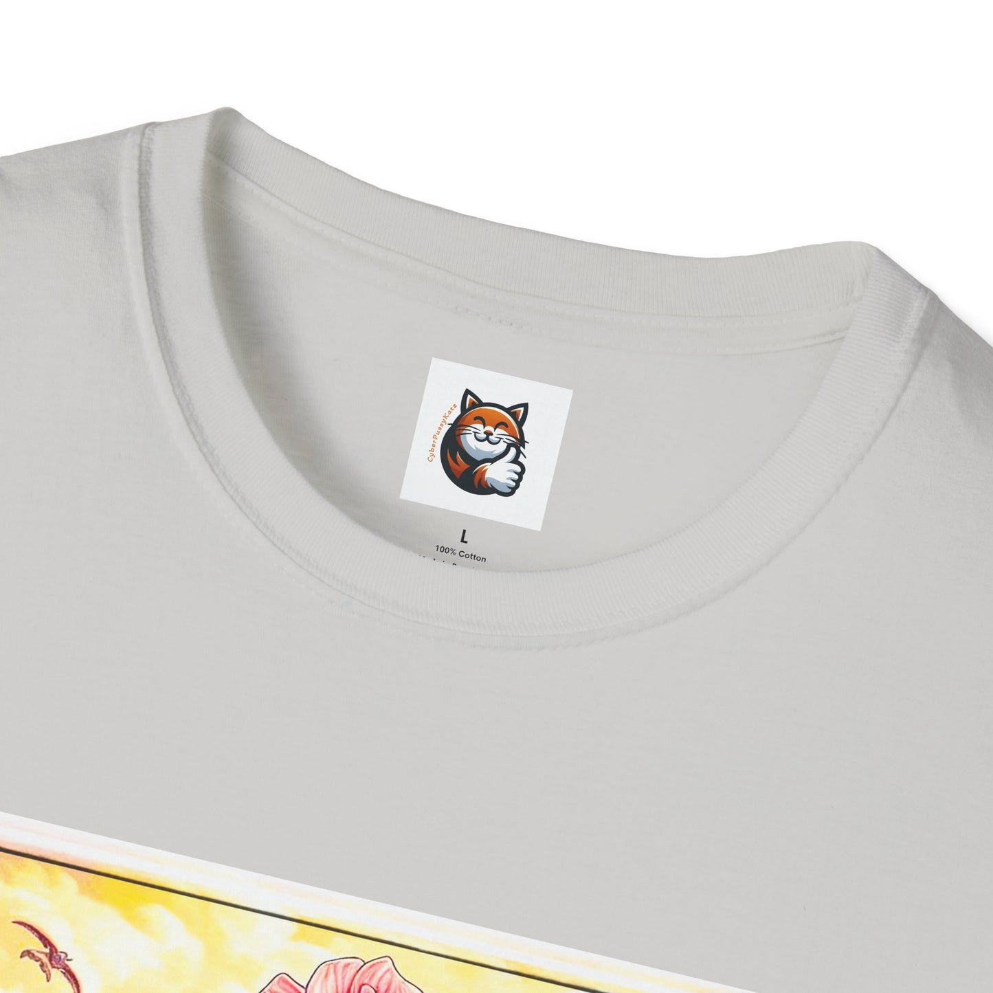 British Shorthair pretty surfer girl Softstyle T-Shirt