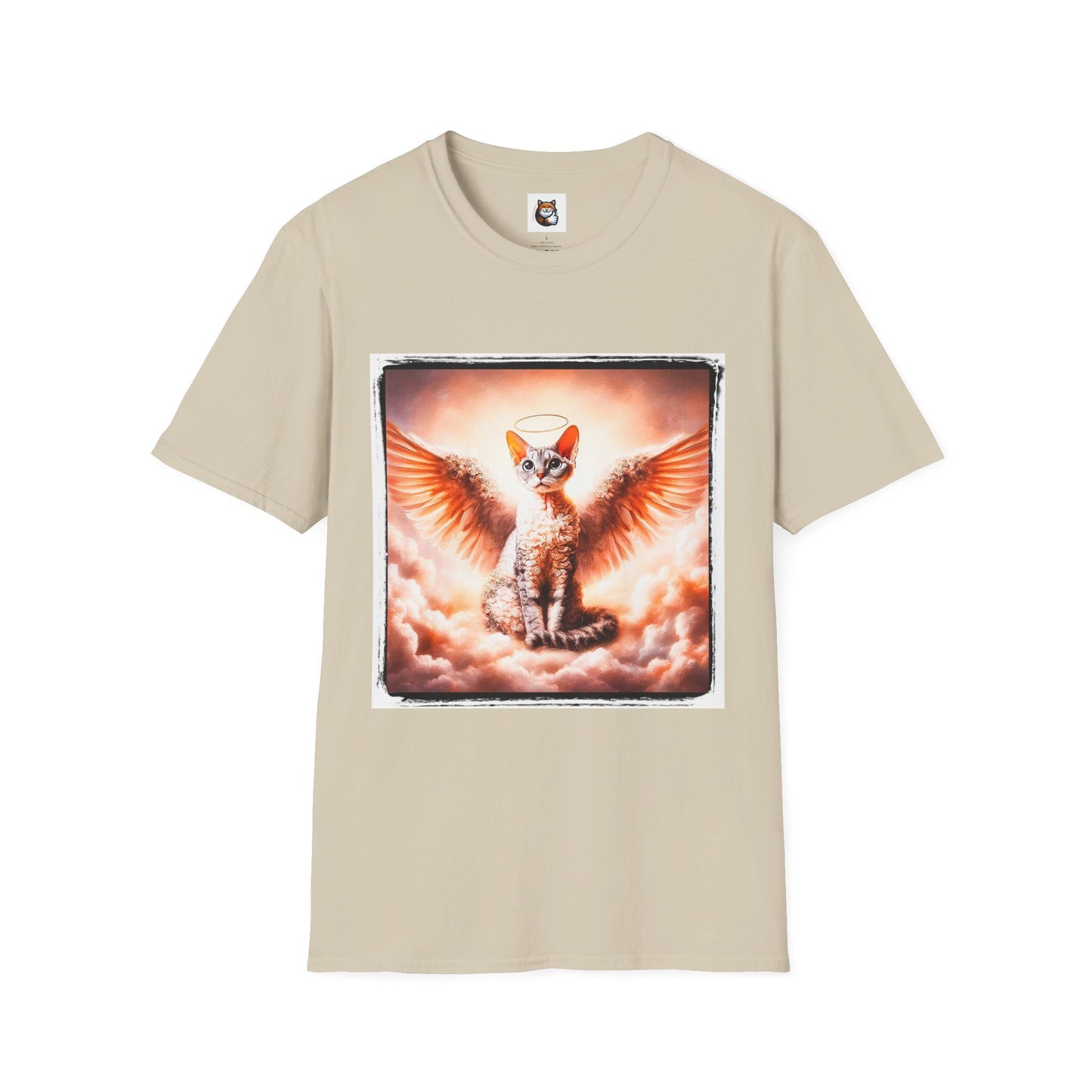 Devon Rex Cat Unisex Softstyle T-Shirt
