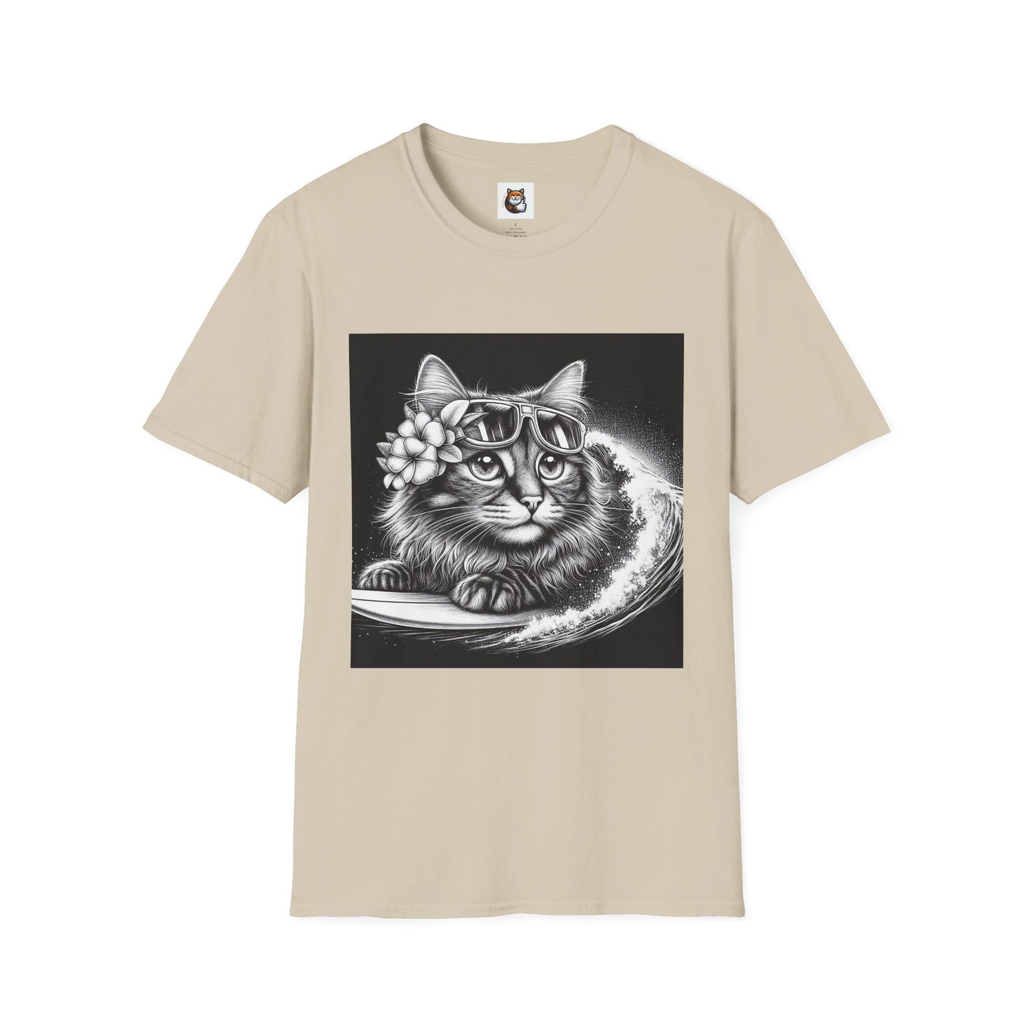 Domestic Cat black and white  T-Shirt