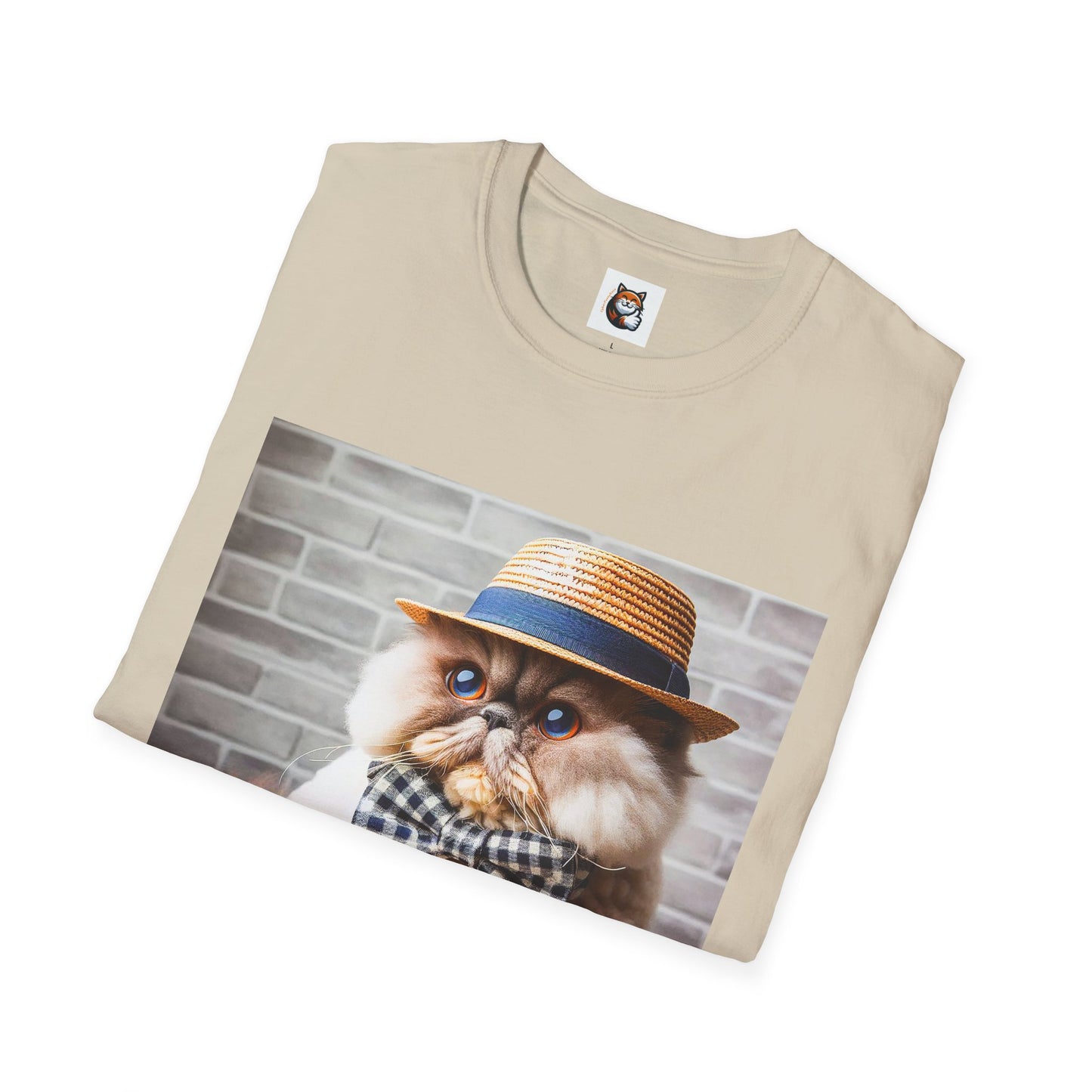 Selkirk Rex Cat T-Shirt hat and bow tie