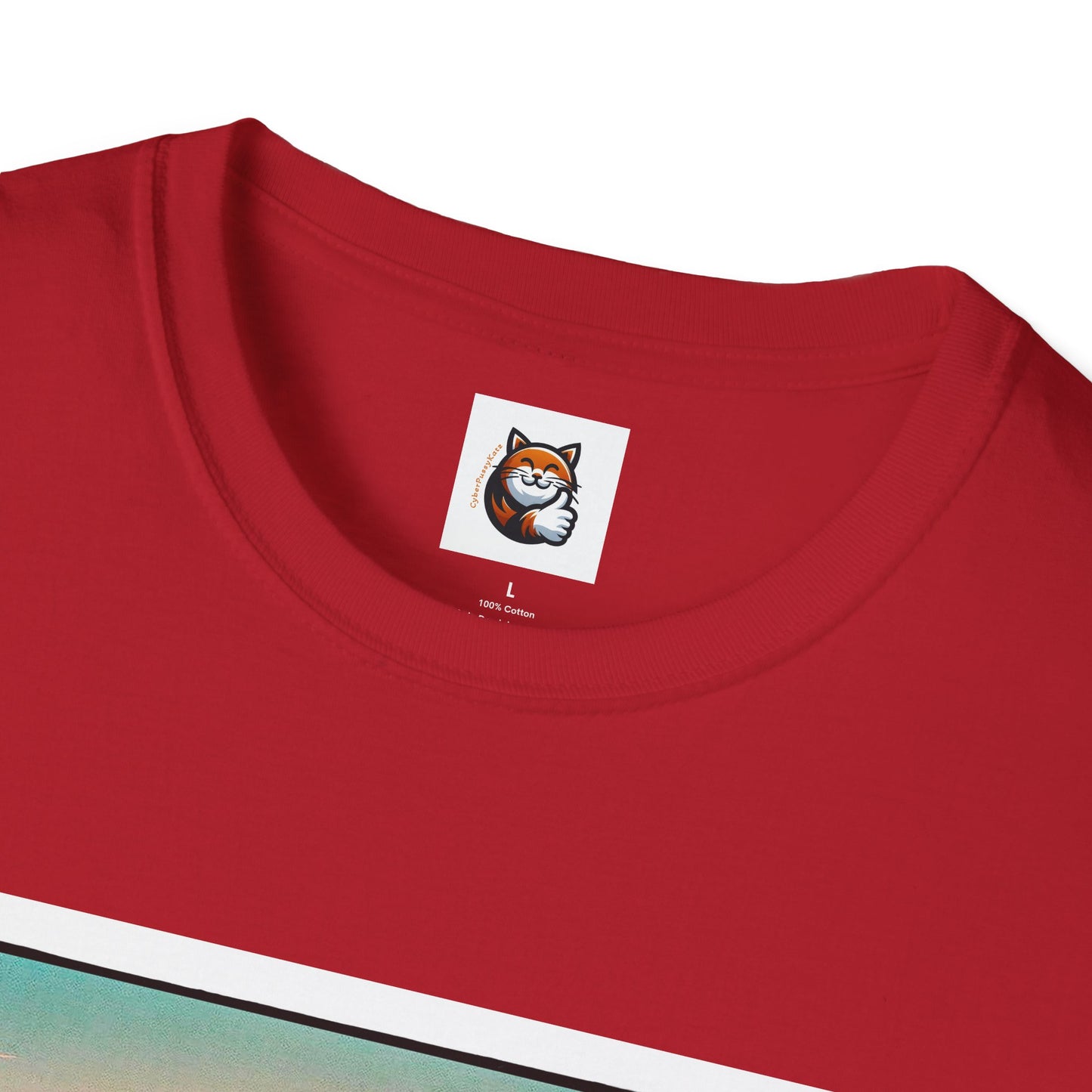 Wacky  Devon Rex Cat Unisex Softstyle T-Shirt