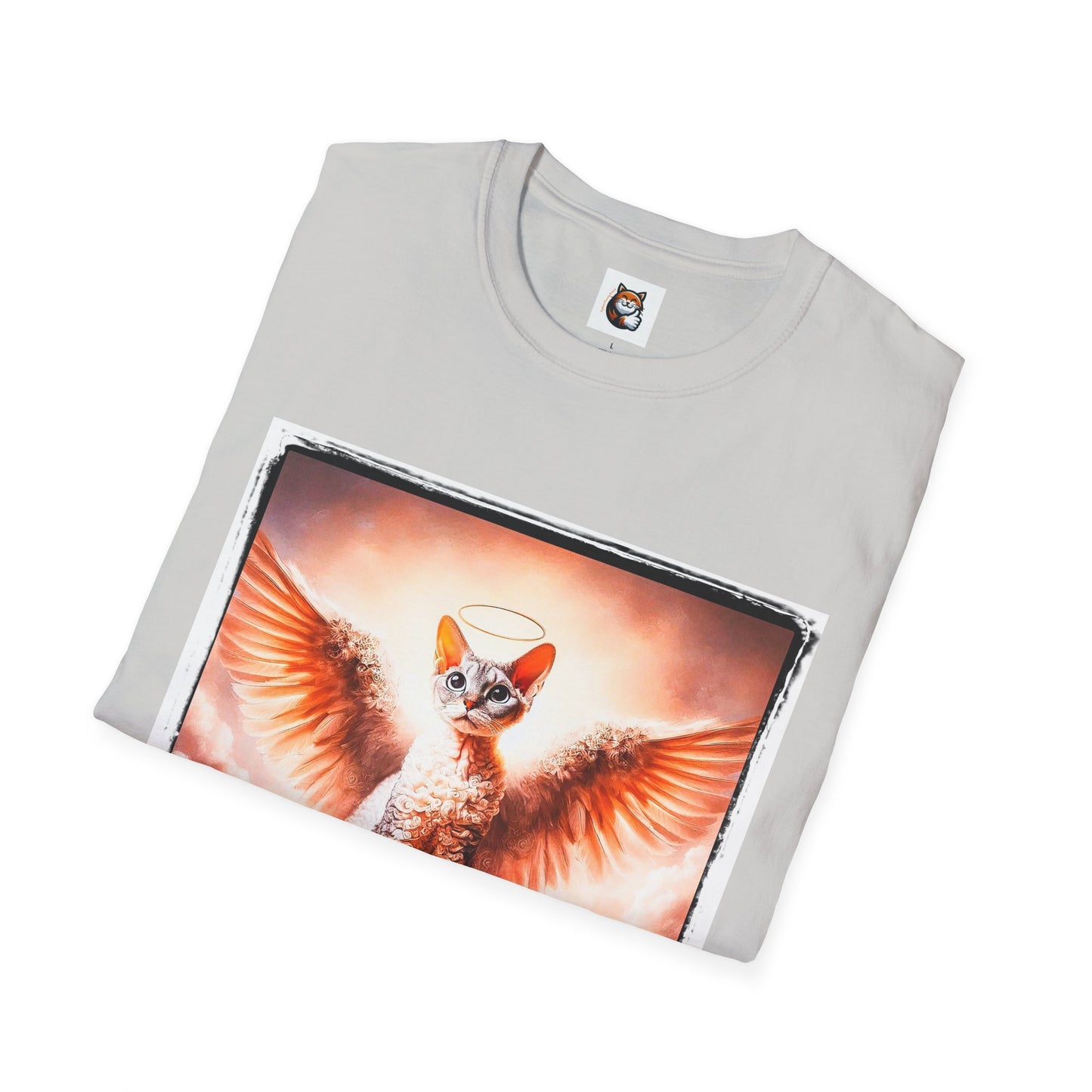 Devon Rex Cat Unisex Softstyle T-Shirt
