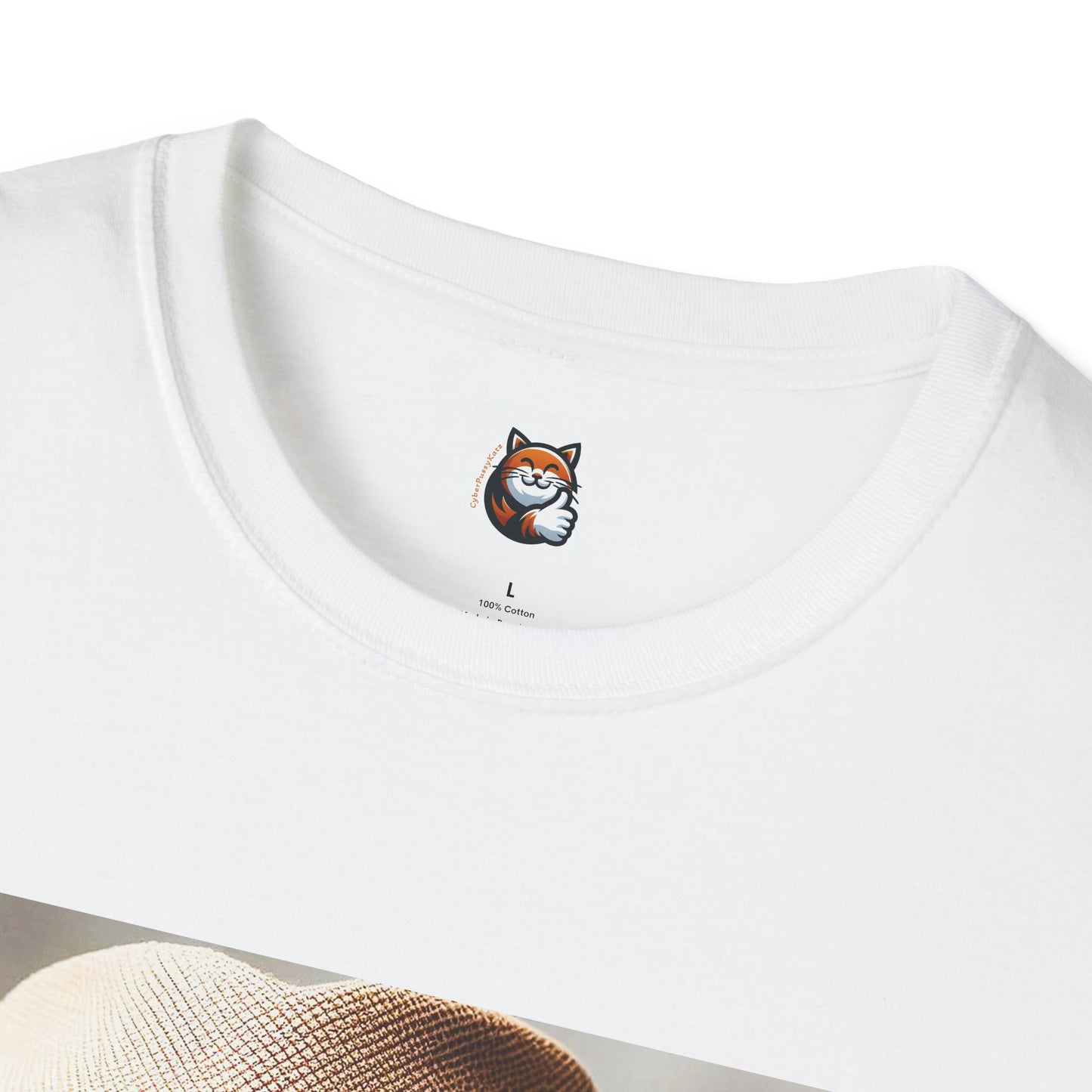 Selkirk Rex Cat T-Shirt top hat and bow tie
