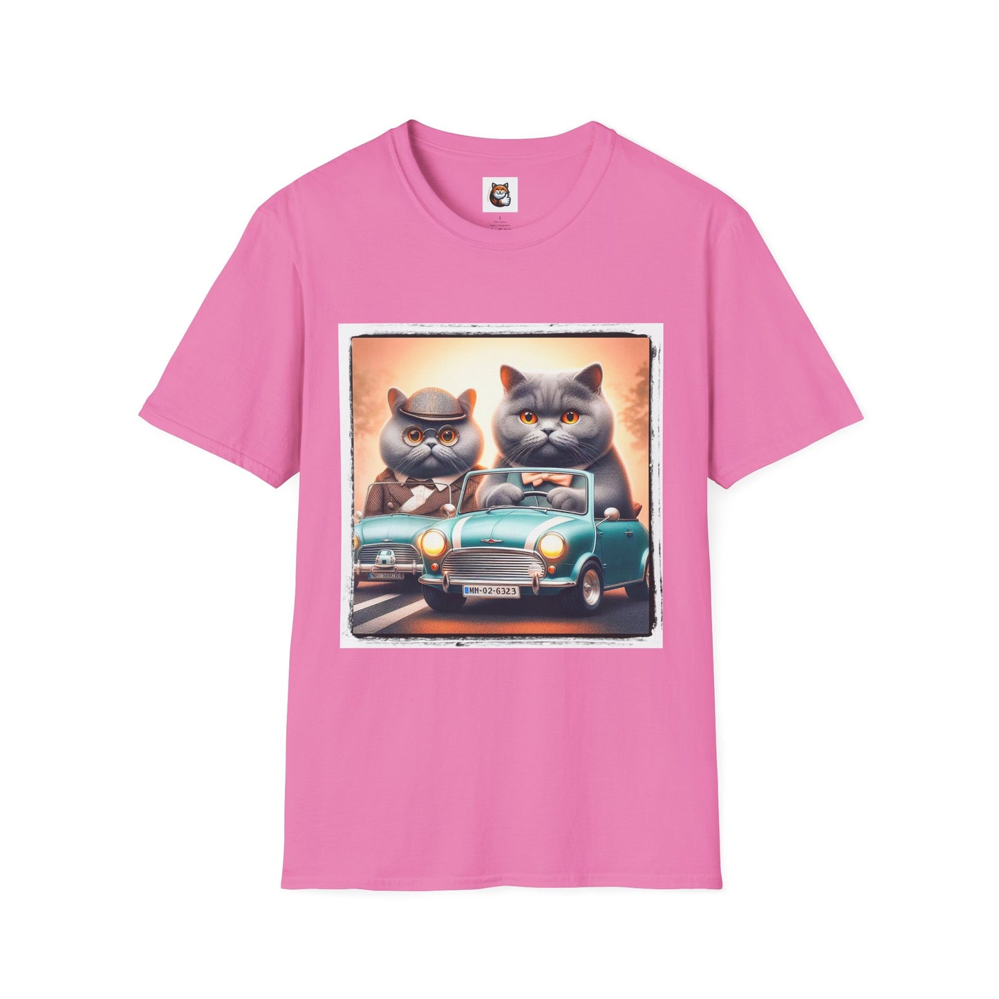 Wacky British Shorthair Unisex Softstyle T-Shirt