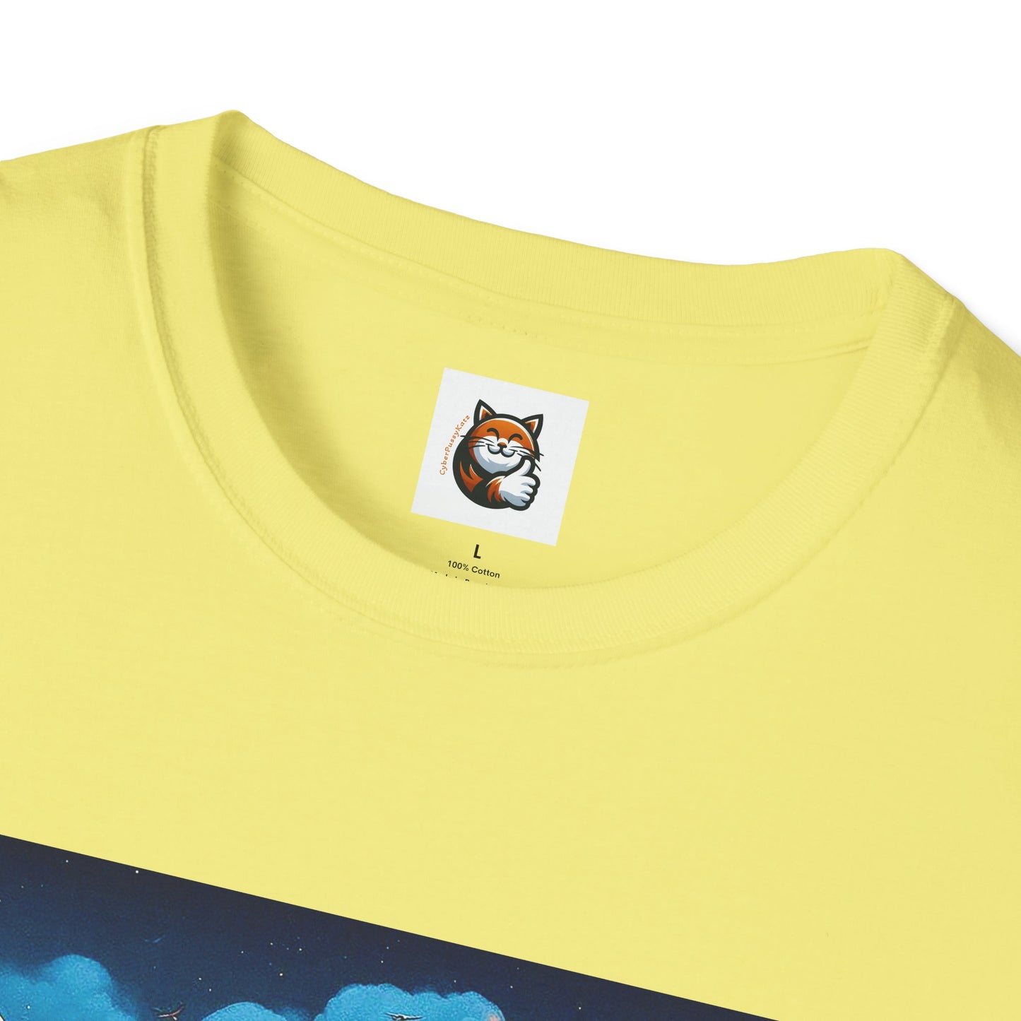 Wacky Russian Blue Cat cute couple driving  T-Shirt