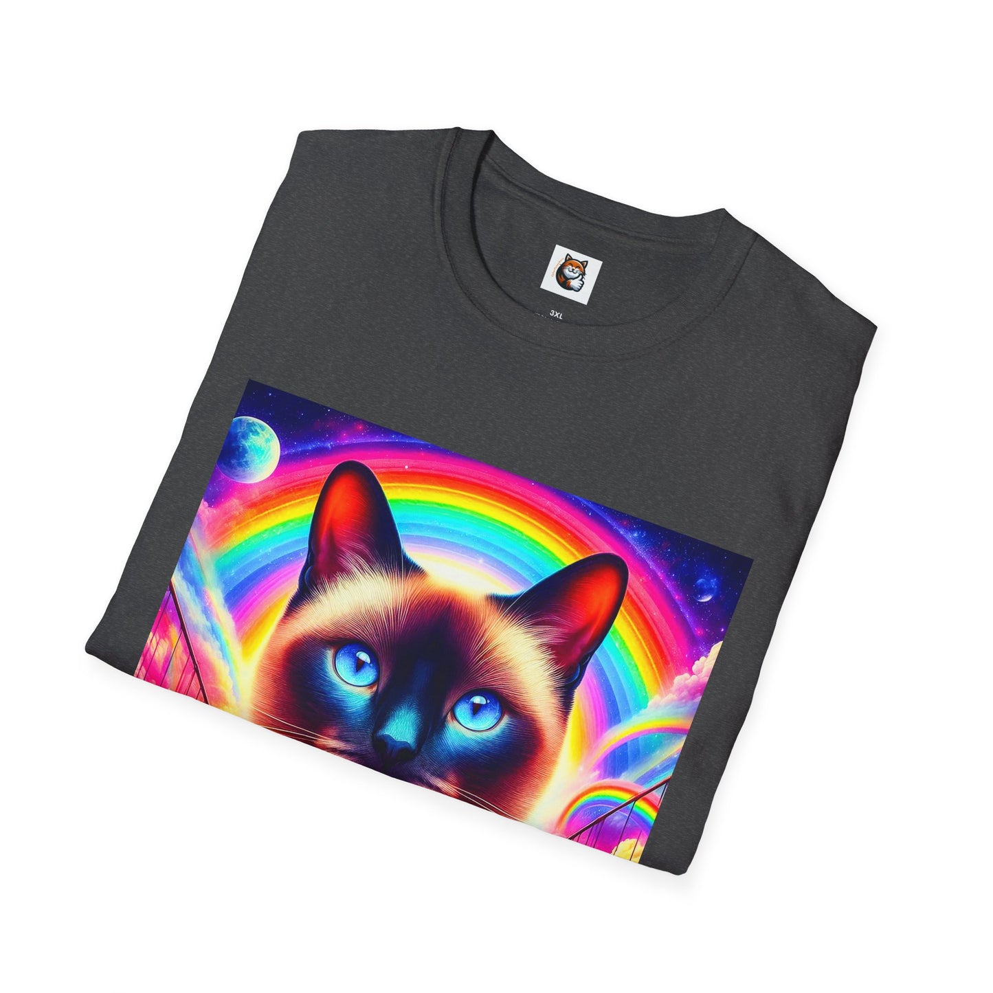 Siamese Cat floating kitty shirt