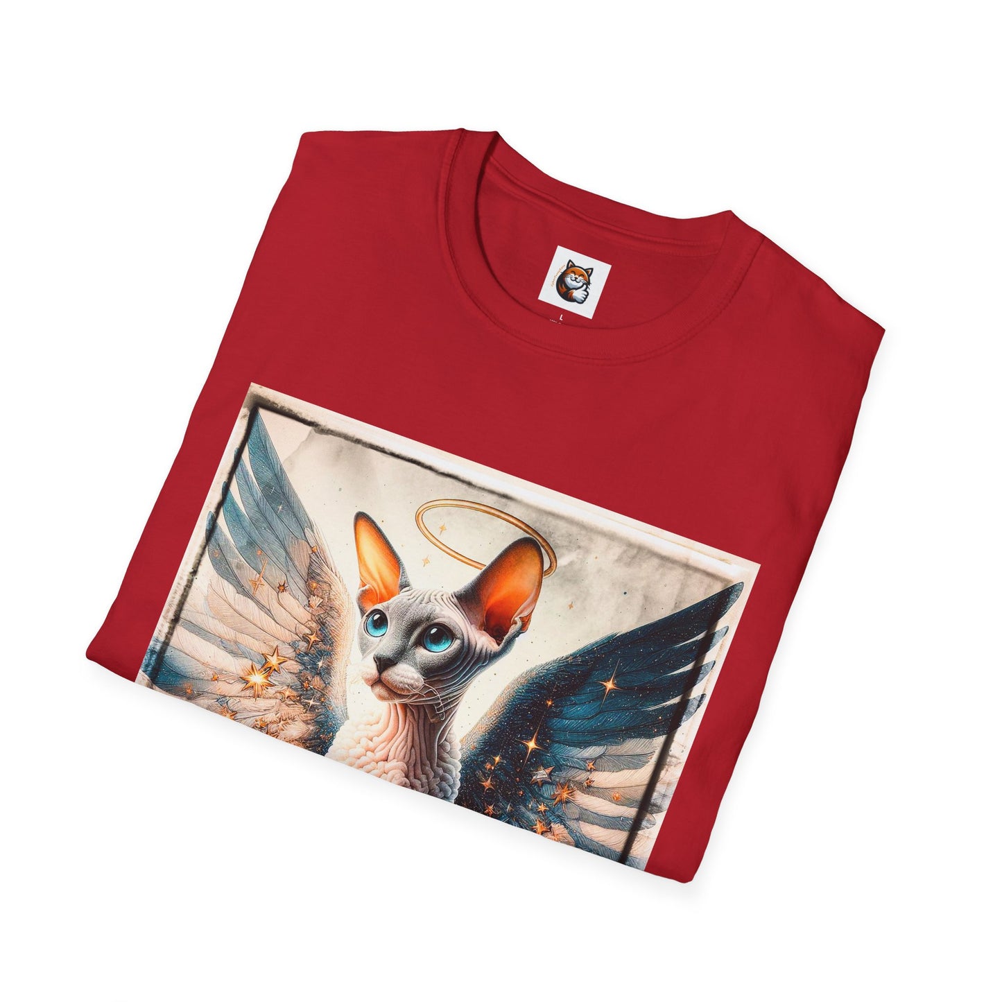 Cornish Rex Cat heavenly Angel  T-Shirt