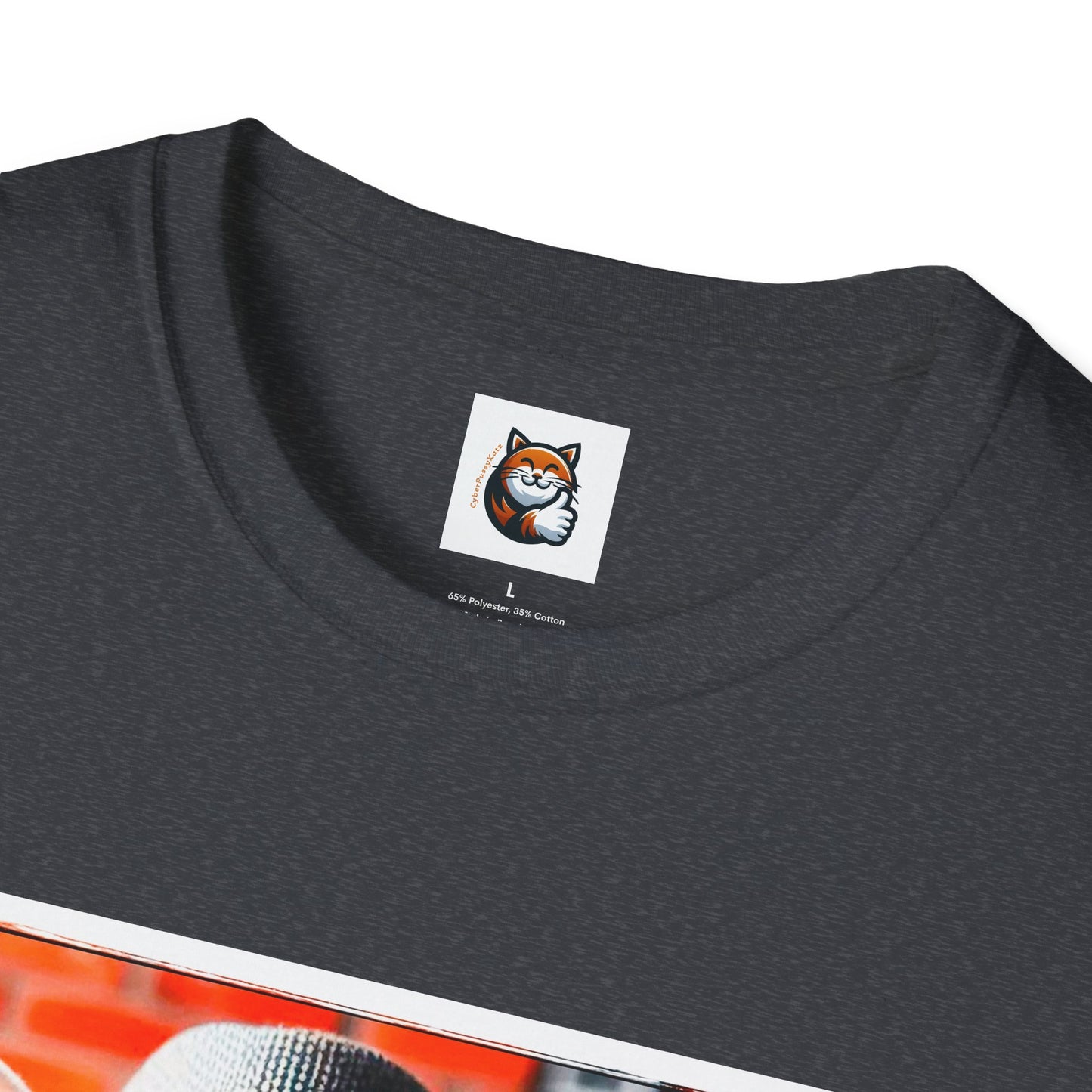 Devon Rex Cat hat and tie Softstyle T-Shirt