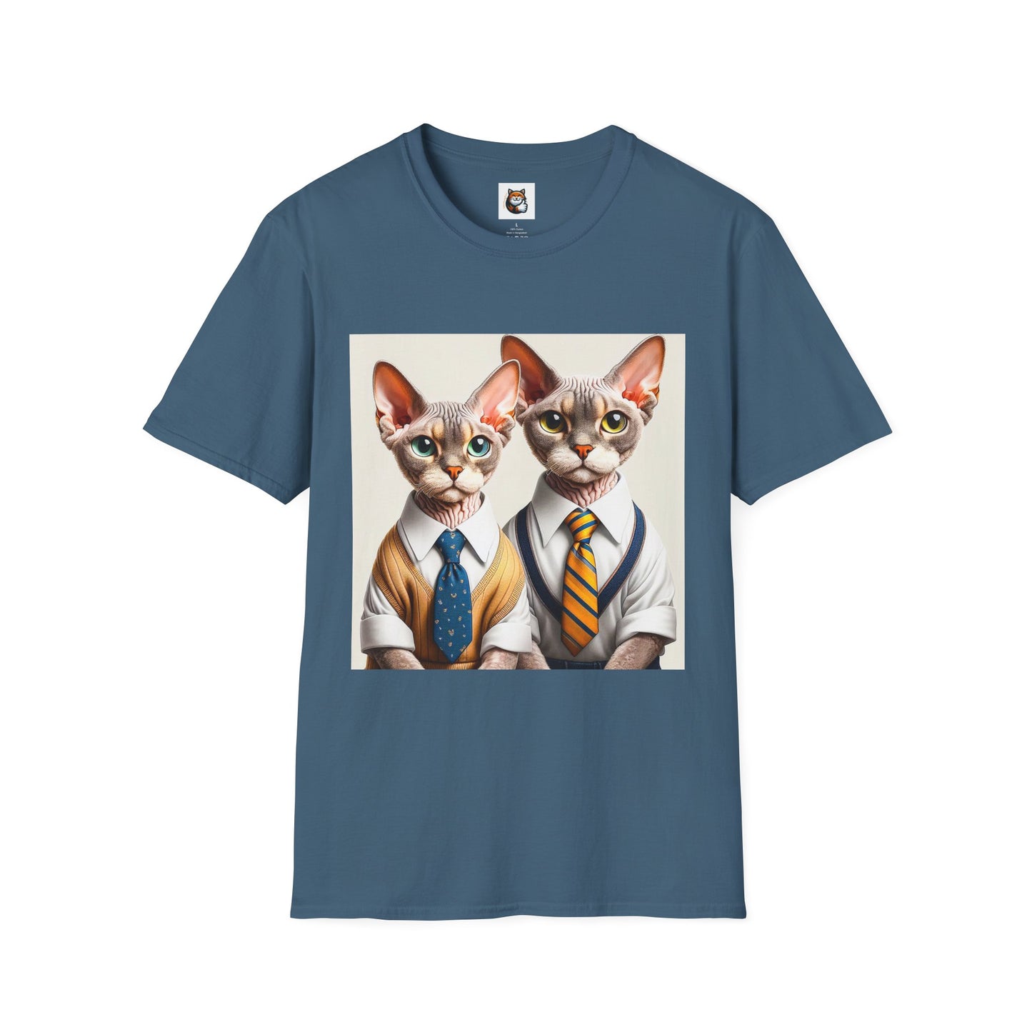 Devon Rex Cat suits Softstyle T-Shirt