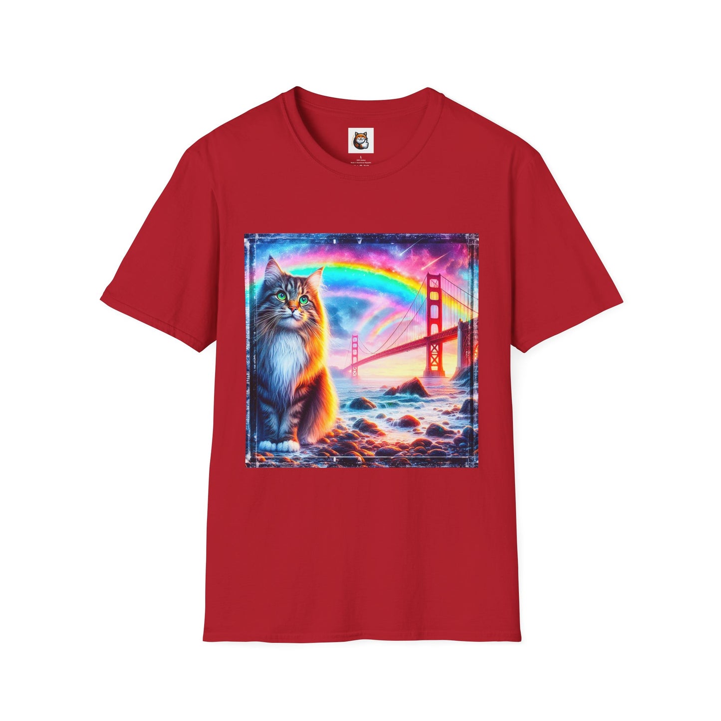 Norwegian Forest Cat Unisex Softstyle T-Shirt