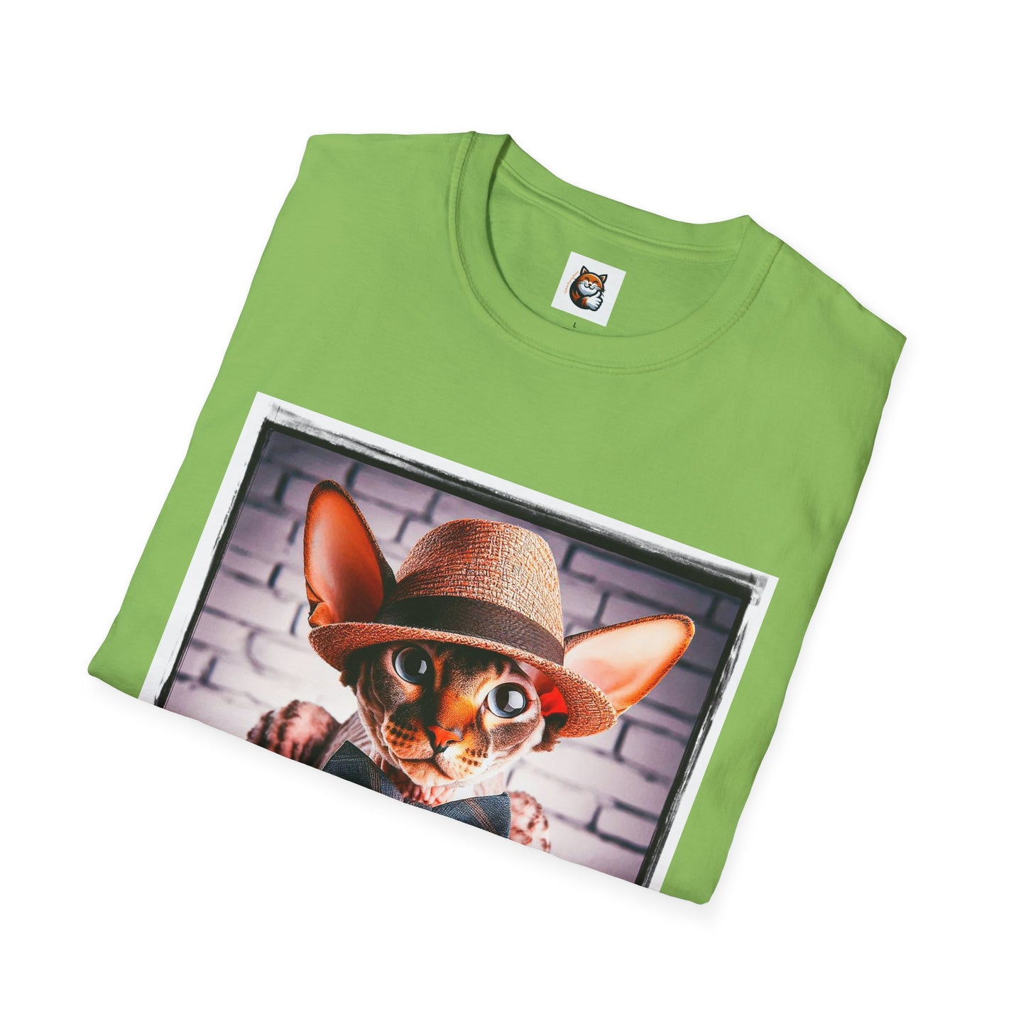 Cornish Rex Cat bow tie and hat T-Shirt