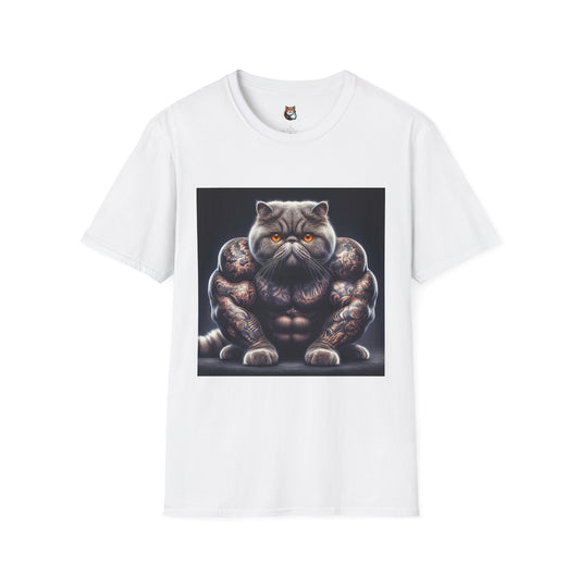 Exotic Shorthair Cat Unisex Softstyle T-Shirt