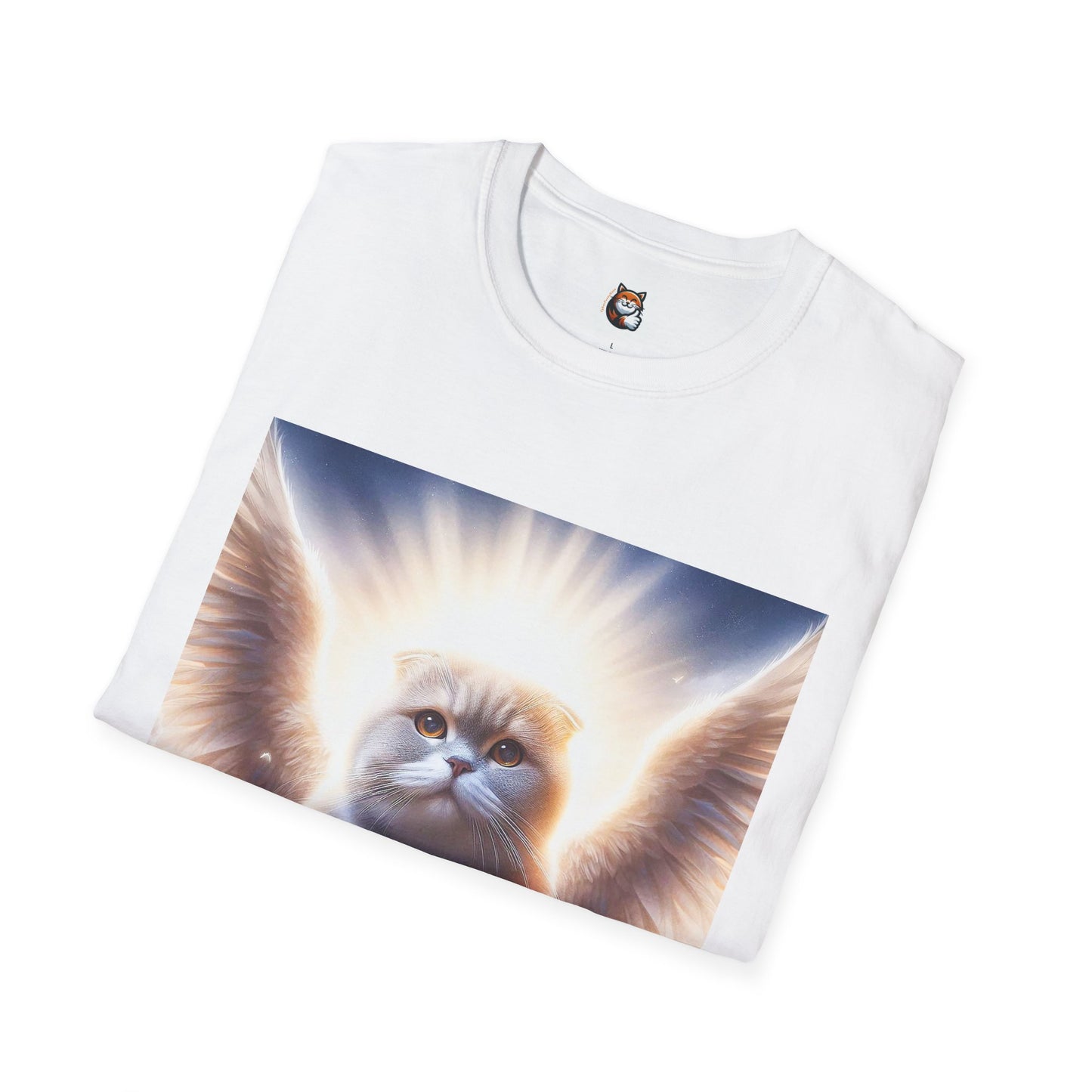 Scottish Fold Cat pretty Angel   T-Shirt