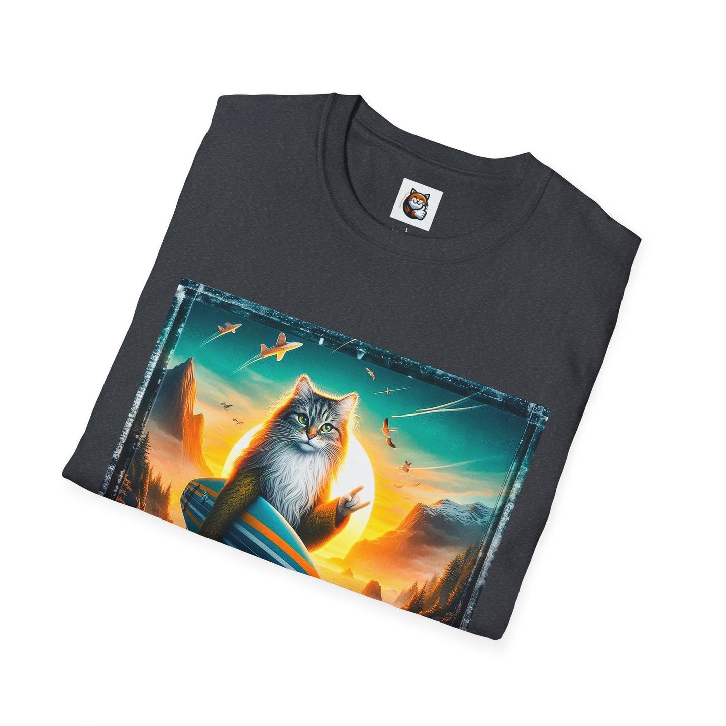 Norwegian Forest Cat Unisex Softstyle T-Shirt