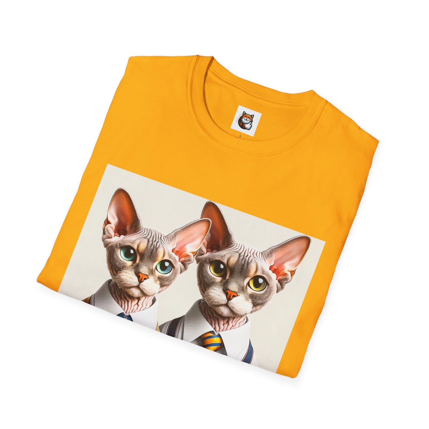 Devon Rex Cat suits Softstyle T-Shirt
