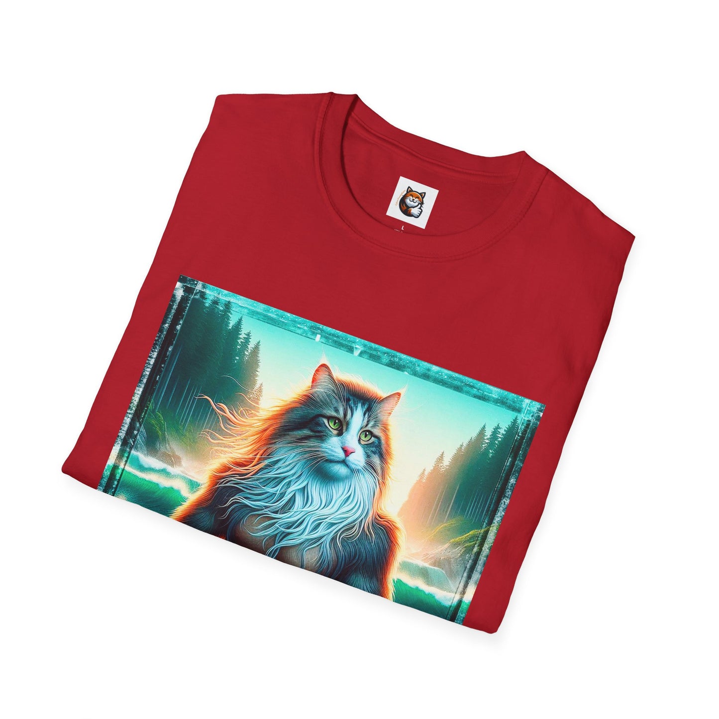 Norwegian Forest Cat Unisex Softstyle T-Shirt