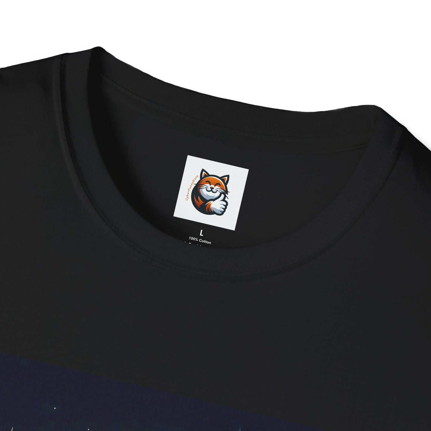 Wacky Domestic Cat Unisex Softstyle T-Shirt