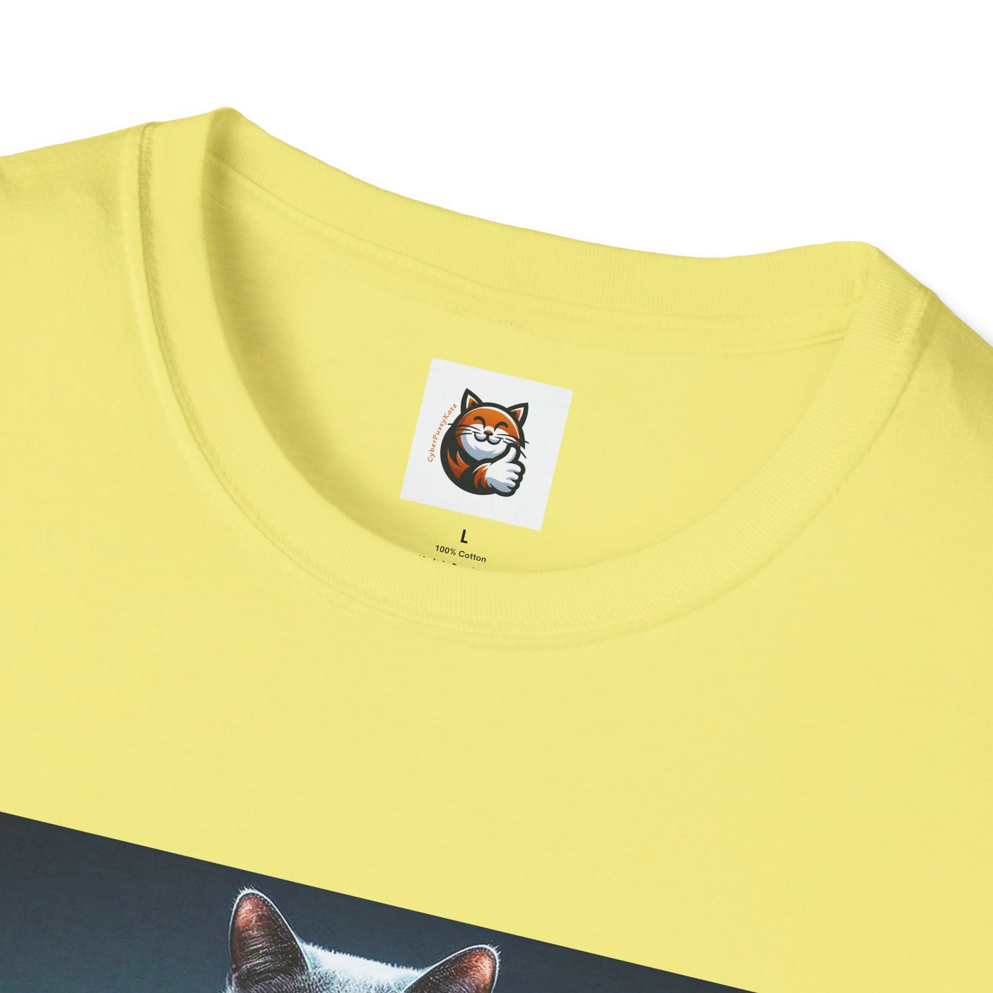 Russian Blue Cat Unisex Softstyle T-Shirt