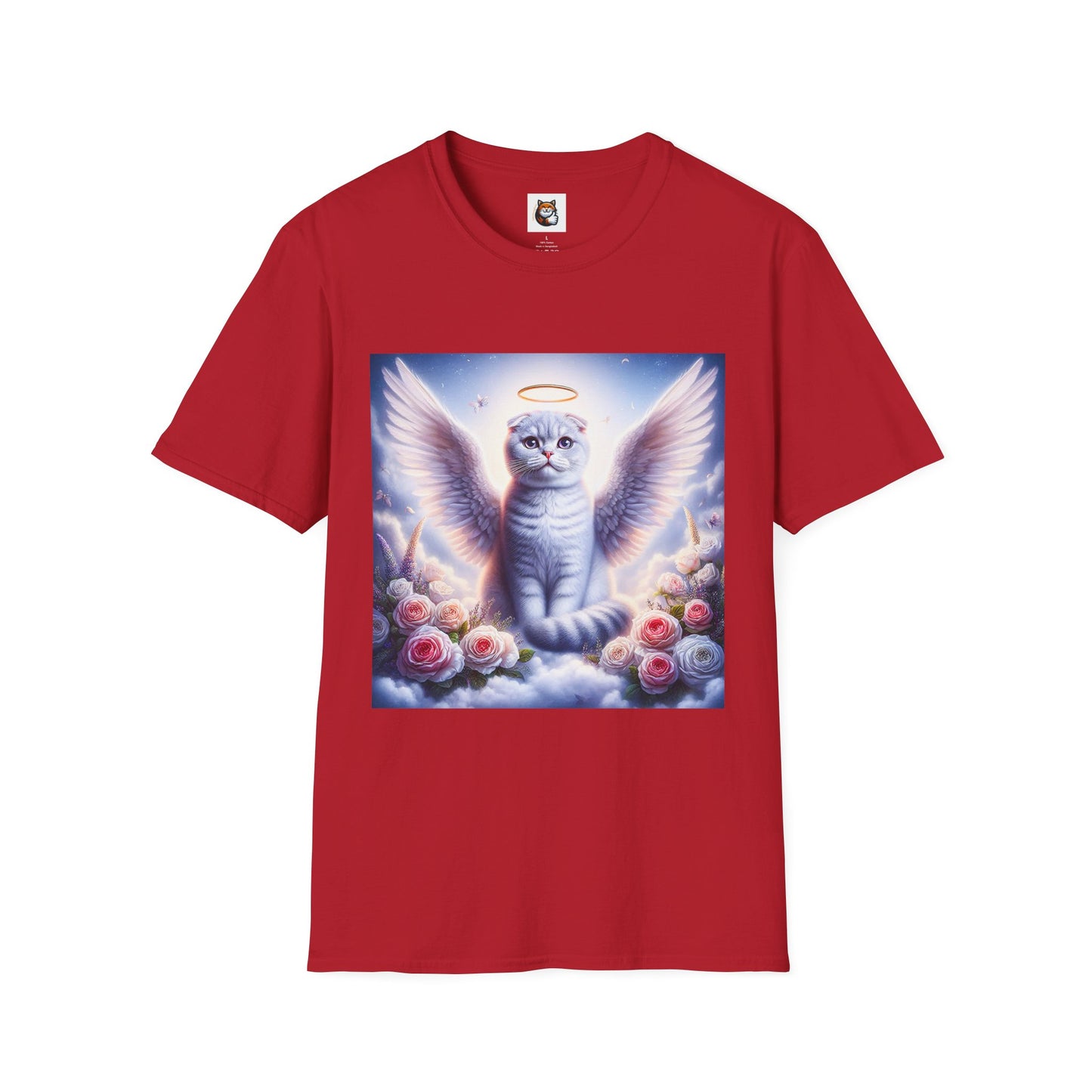 Scottish Fold Cat heavenly Angel T-Shirt