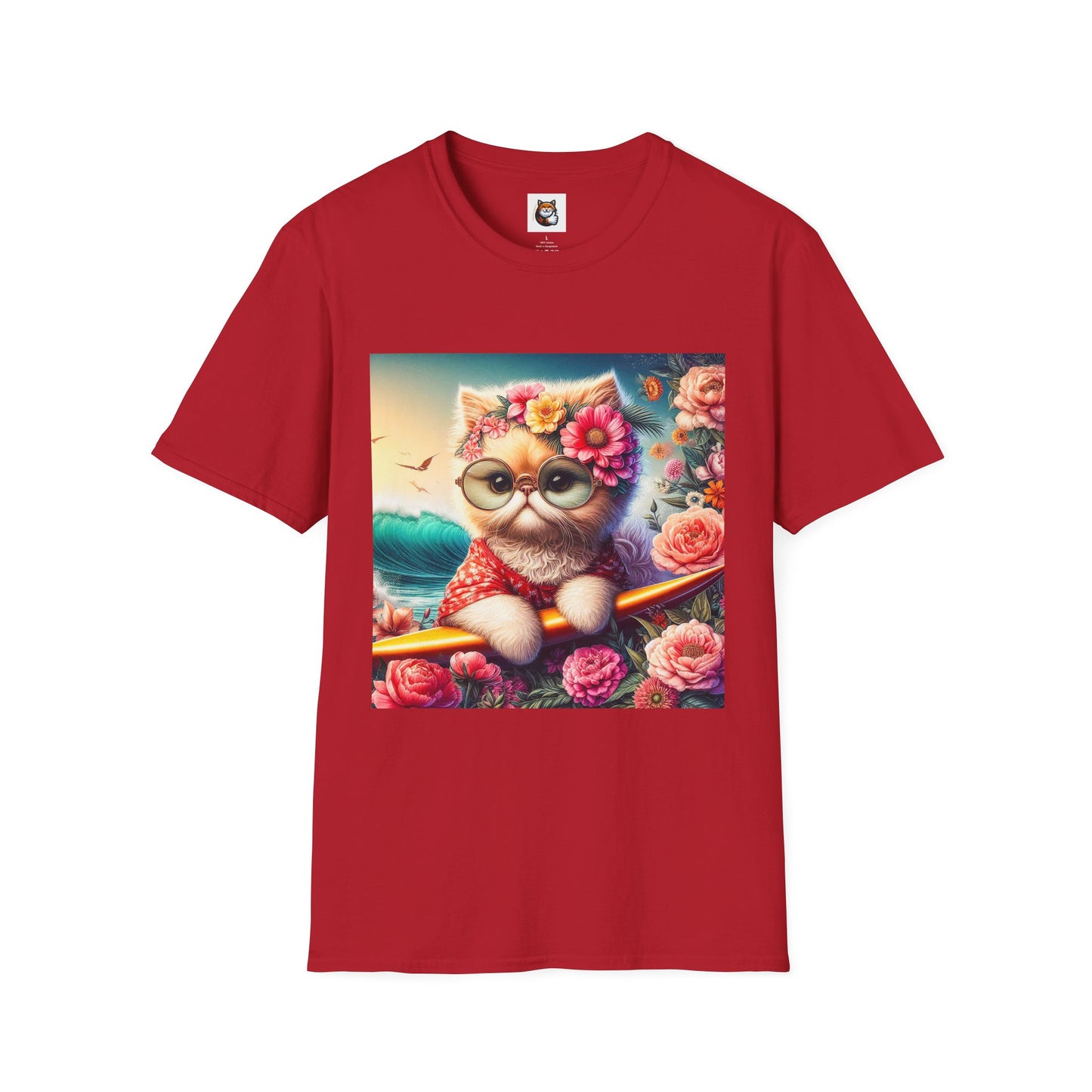 Selkirk Rex Cat T-Shirt beach babe