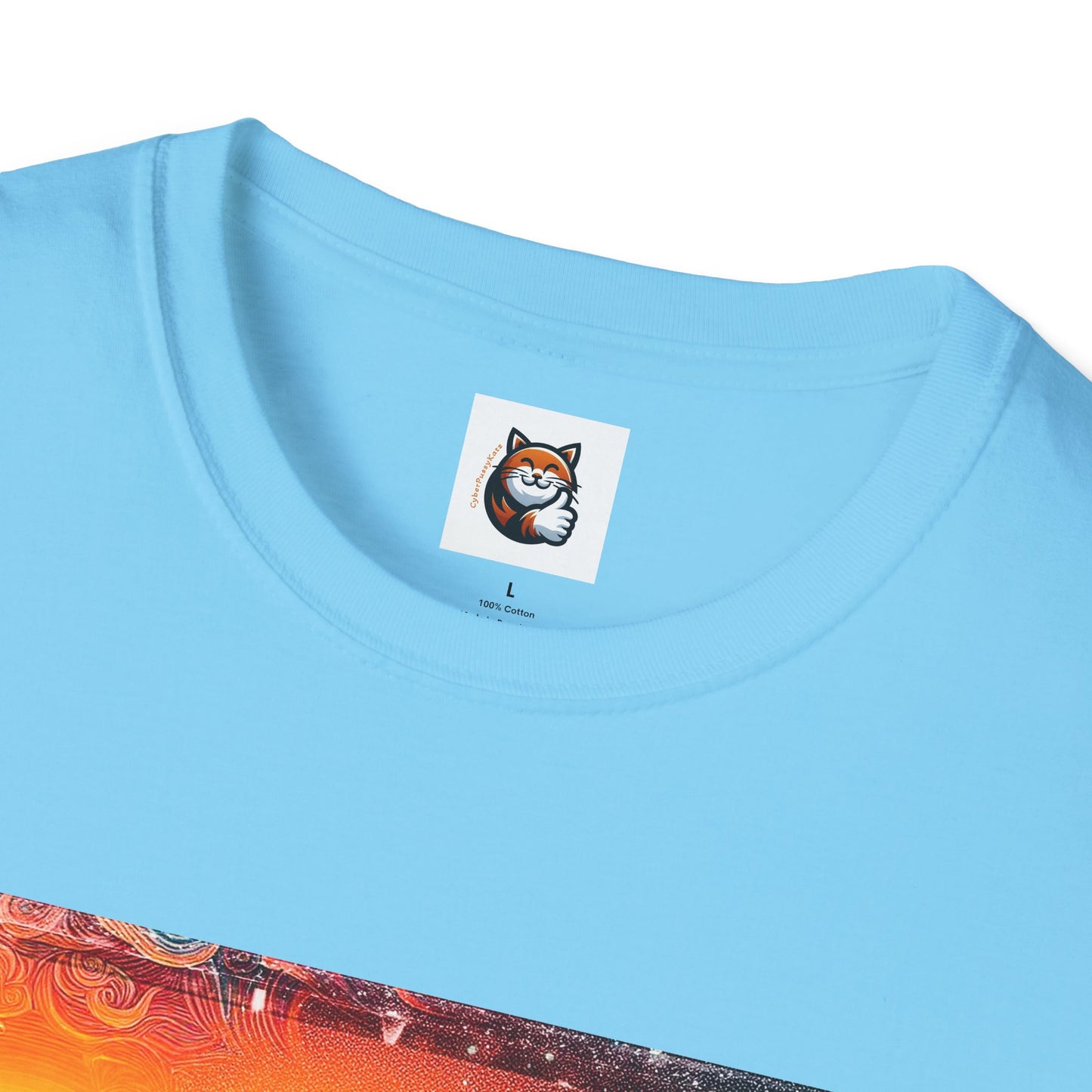 Devon Rex Cat hawaiian surfer Softstyle T-Shirt