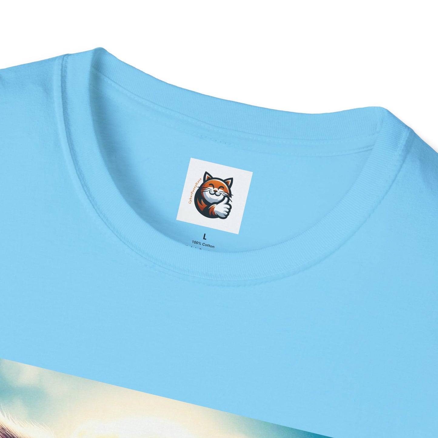 Selkirk Rex Cat T-Shirt  beach day