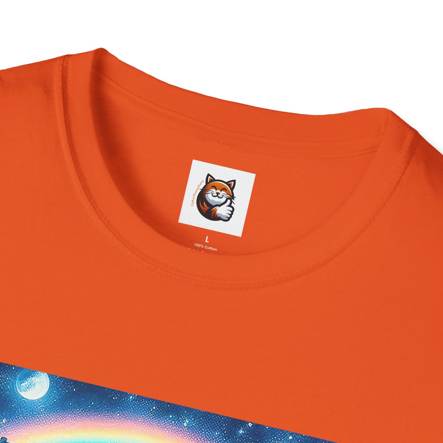 Russian Blue Cat Unisex Softstyle T-Shirt