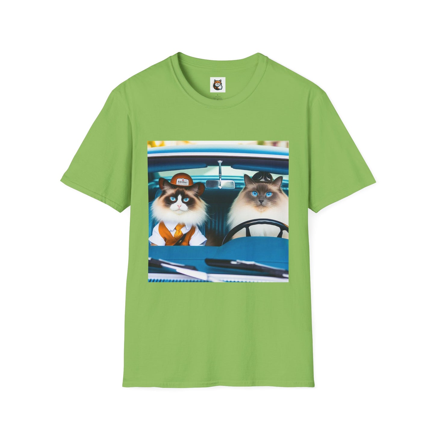 Wacky Ragdoll fun couple driving T-Shirt