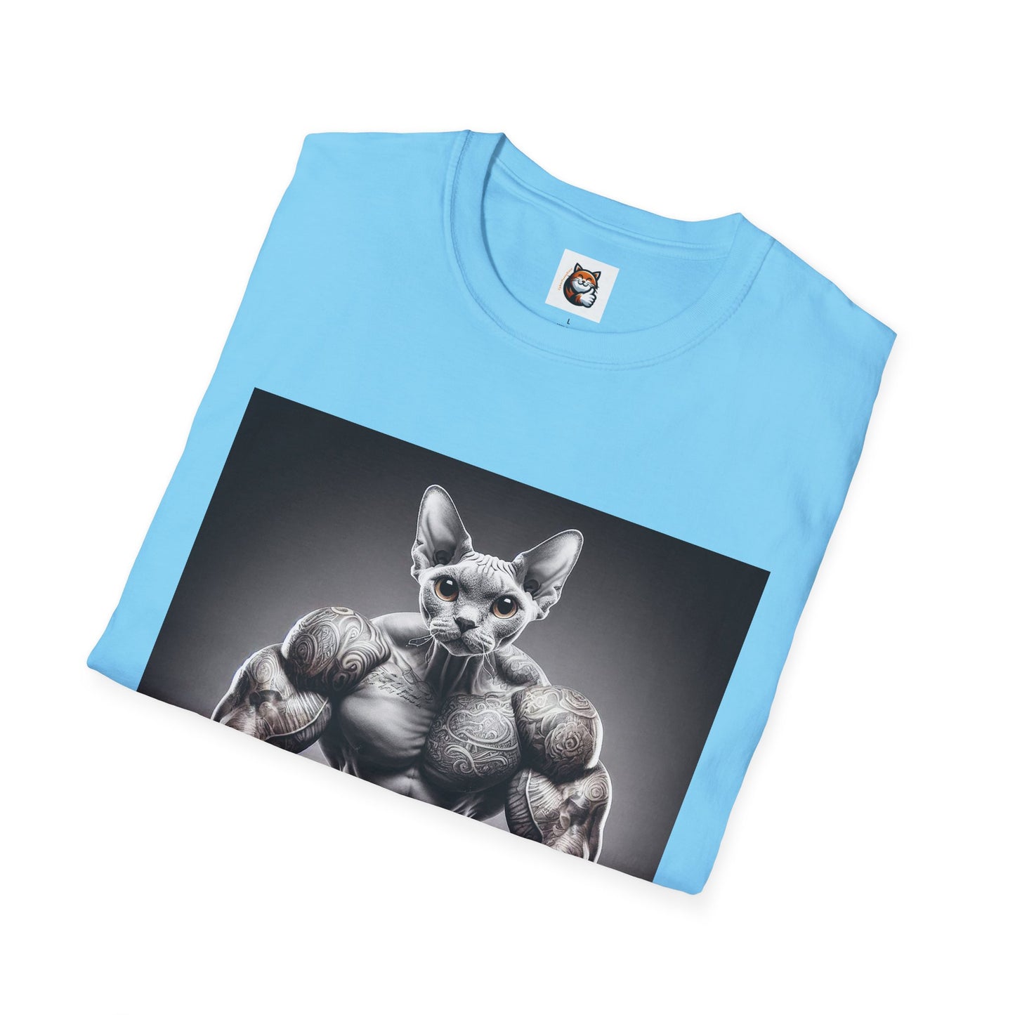 Devon Rex Cat Unisex Softstyle T-Shirt