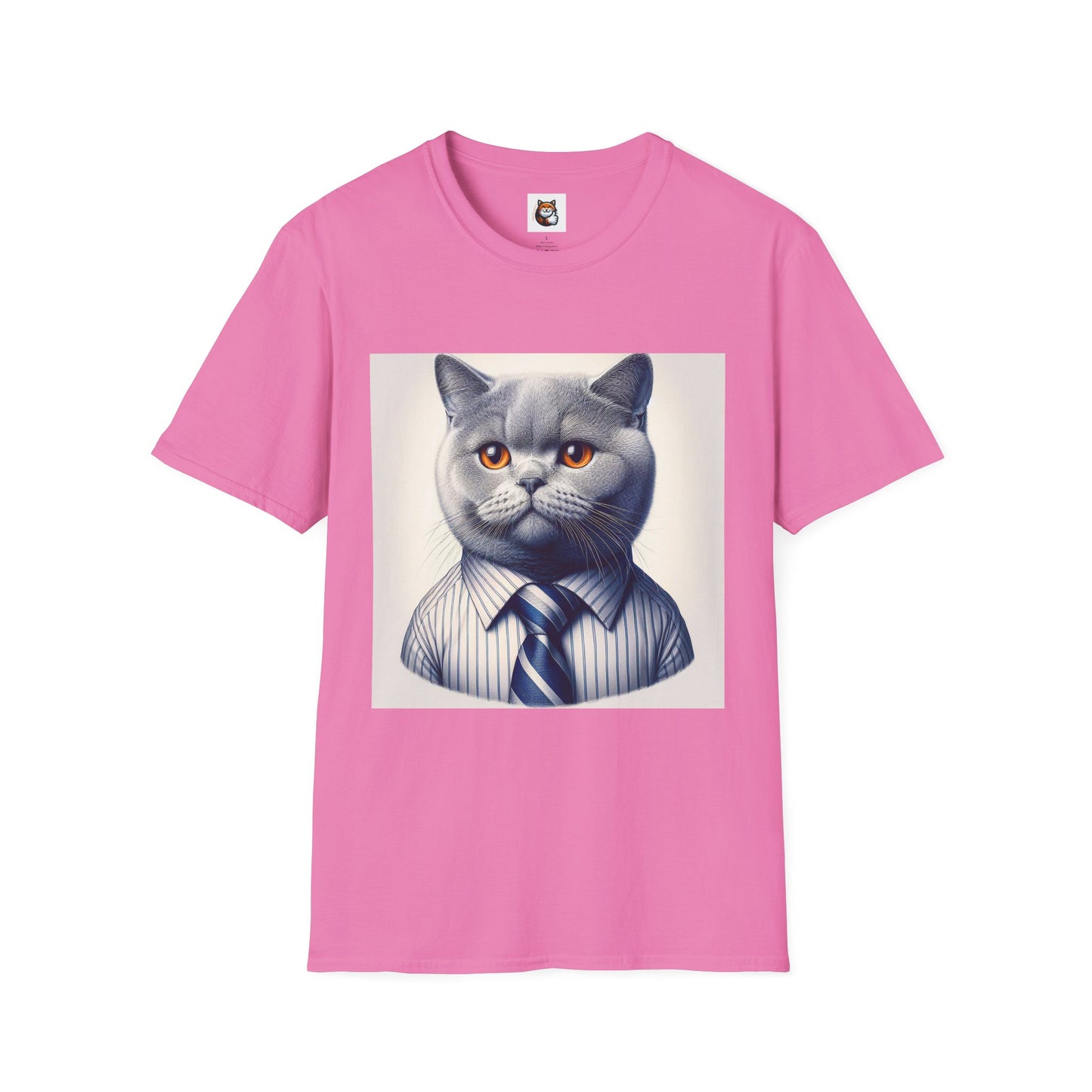 British Shorthair business professionals Softstyle T-Shirt