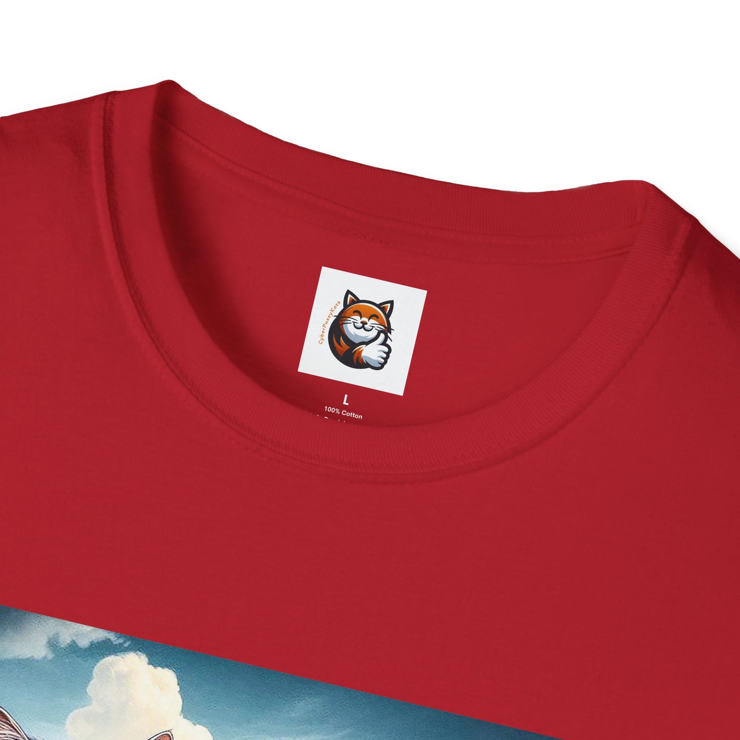 Wacky Norwegian Forest Cat Unisex Softstyle T-Shirt