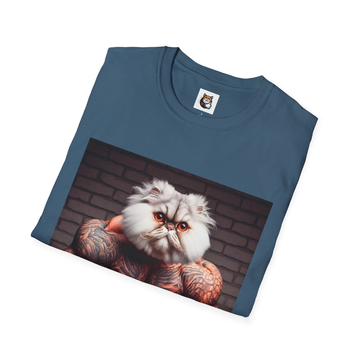 Selkirk Rex Cat T-Shirt arms