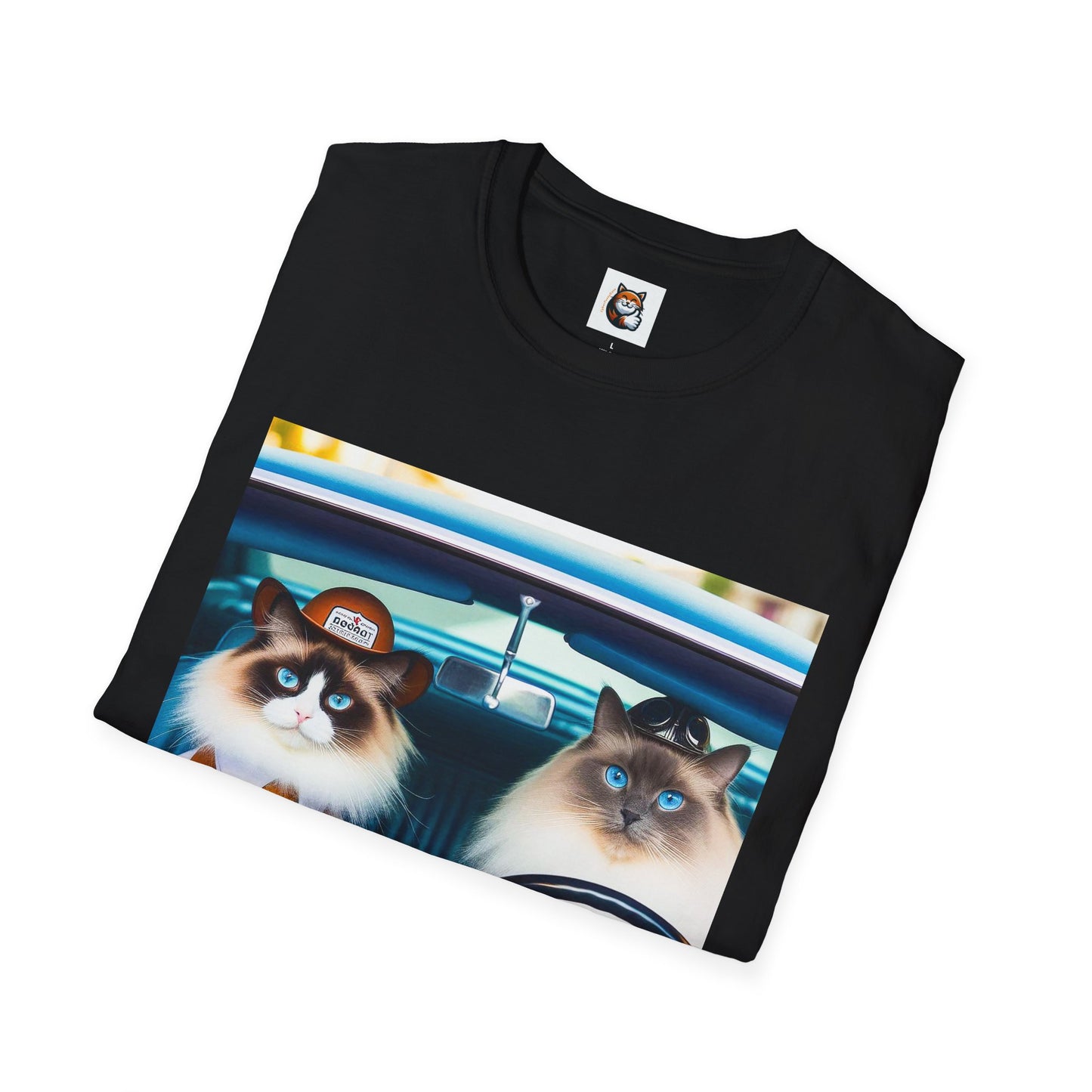 Wacky Ragdoll fun couple driving T-Shirt