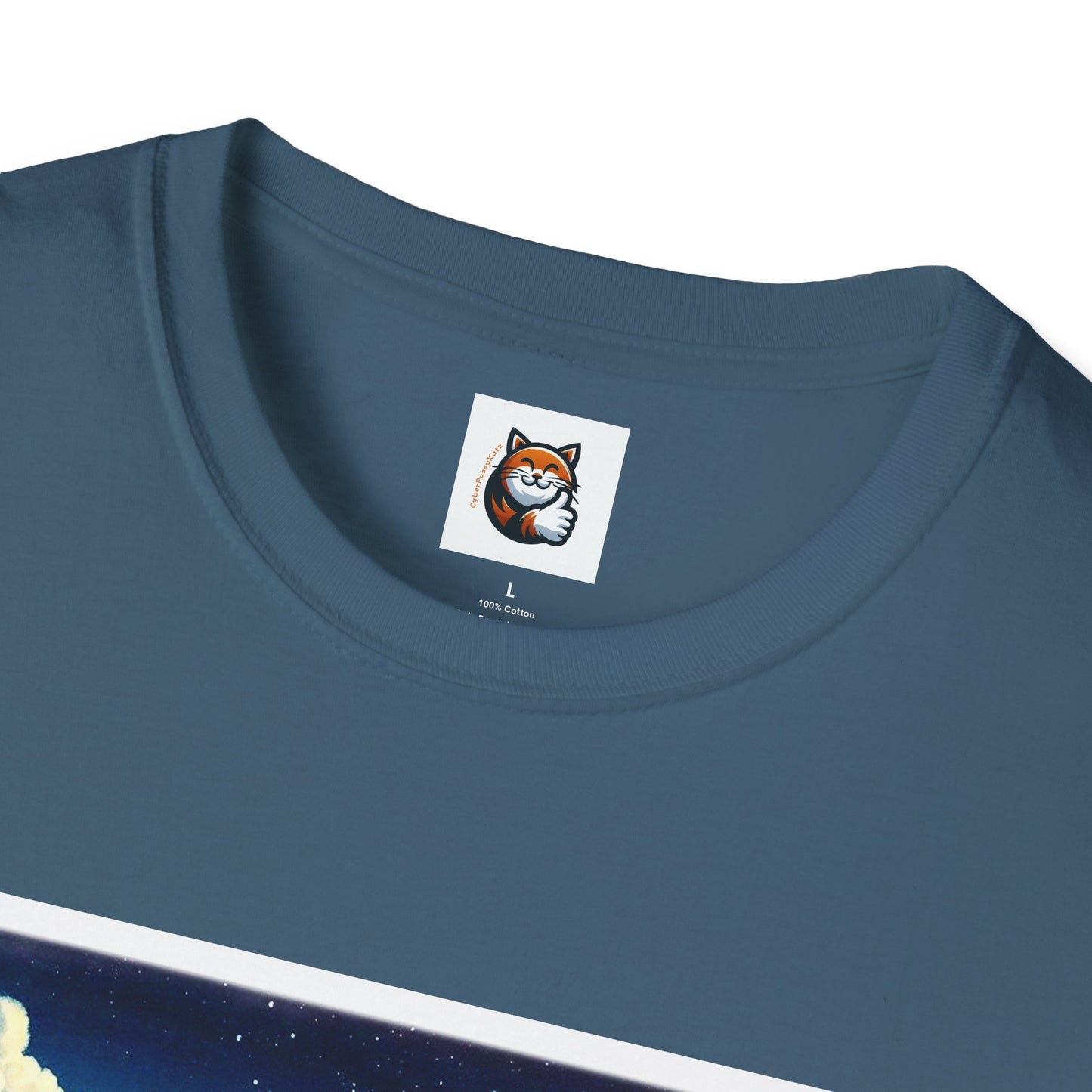 Wacky Exotic Shorthair Cat Unisex Softstyle T-Shirt