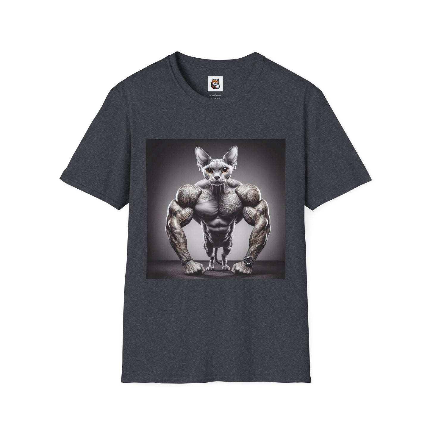 Devon Rex Cat Unisex Softstyle T-Shirt
